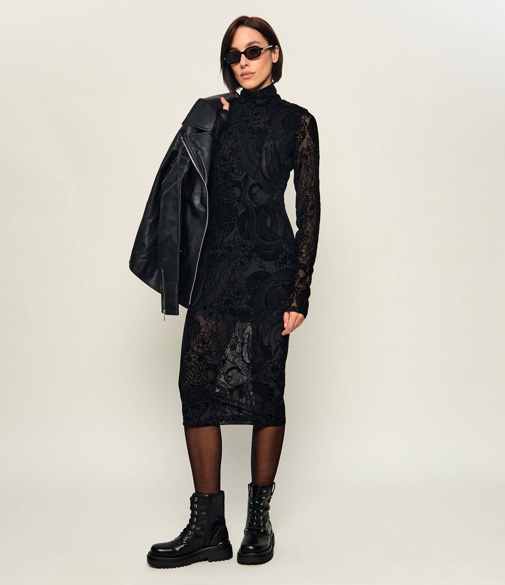 Just Cavalli De tul rochie