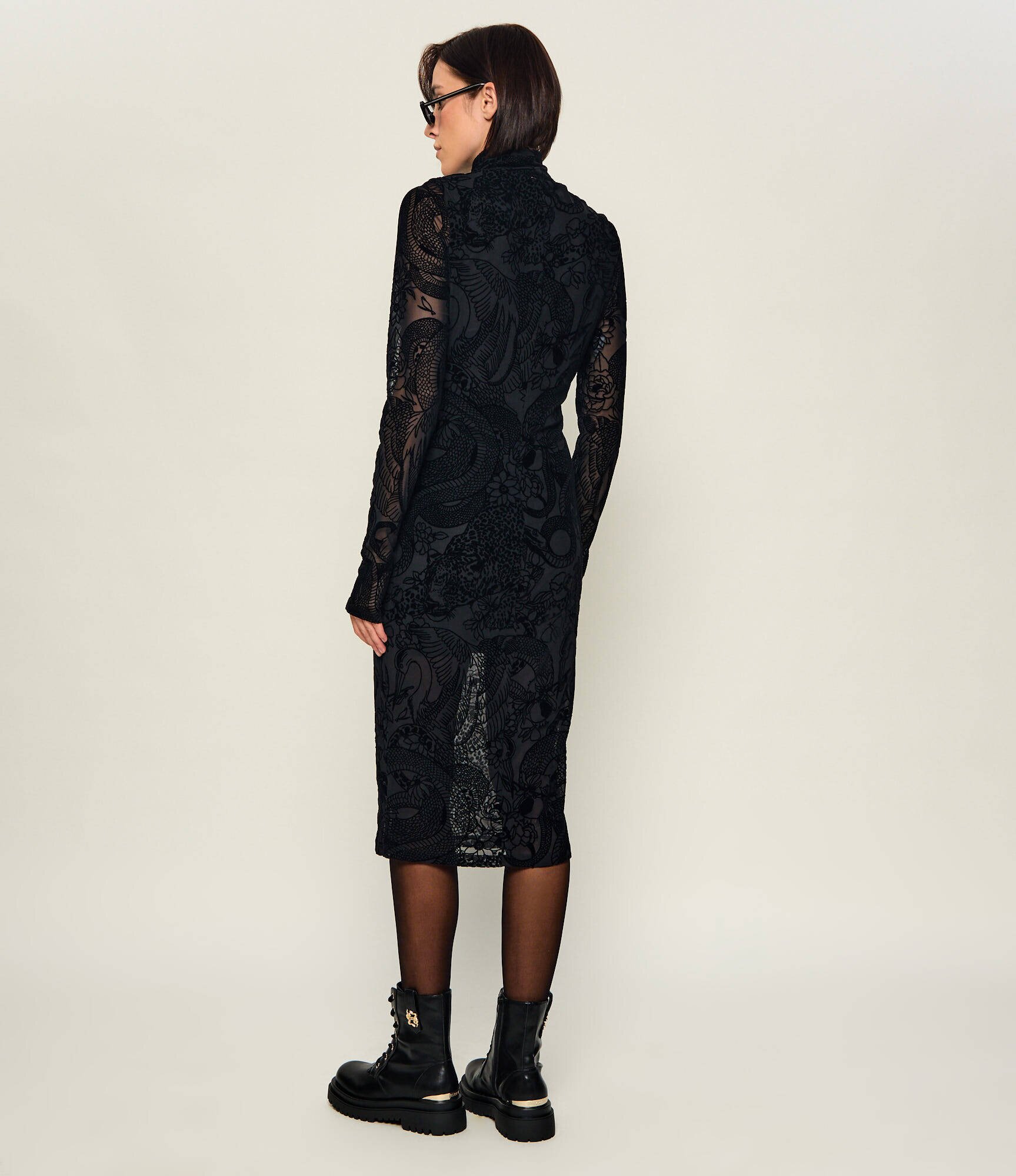 Just Cavalli De tul rochie
