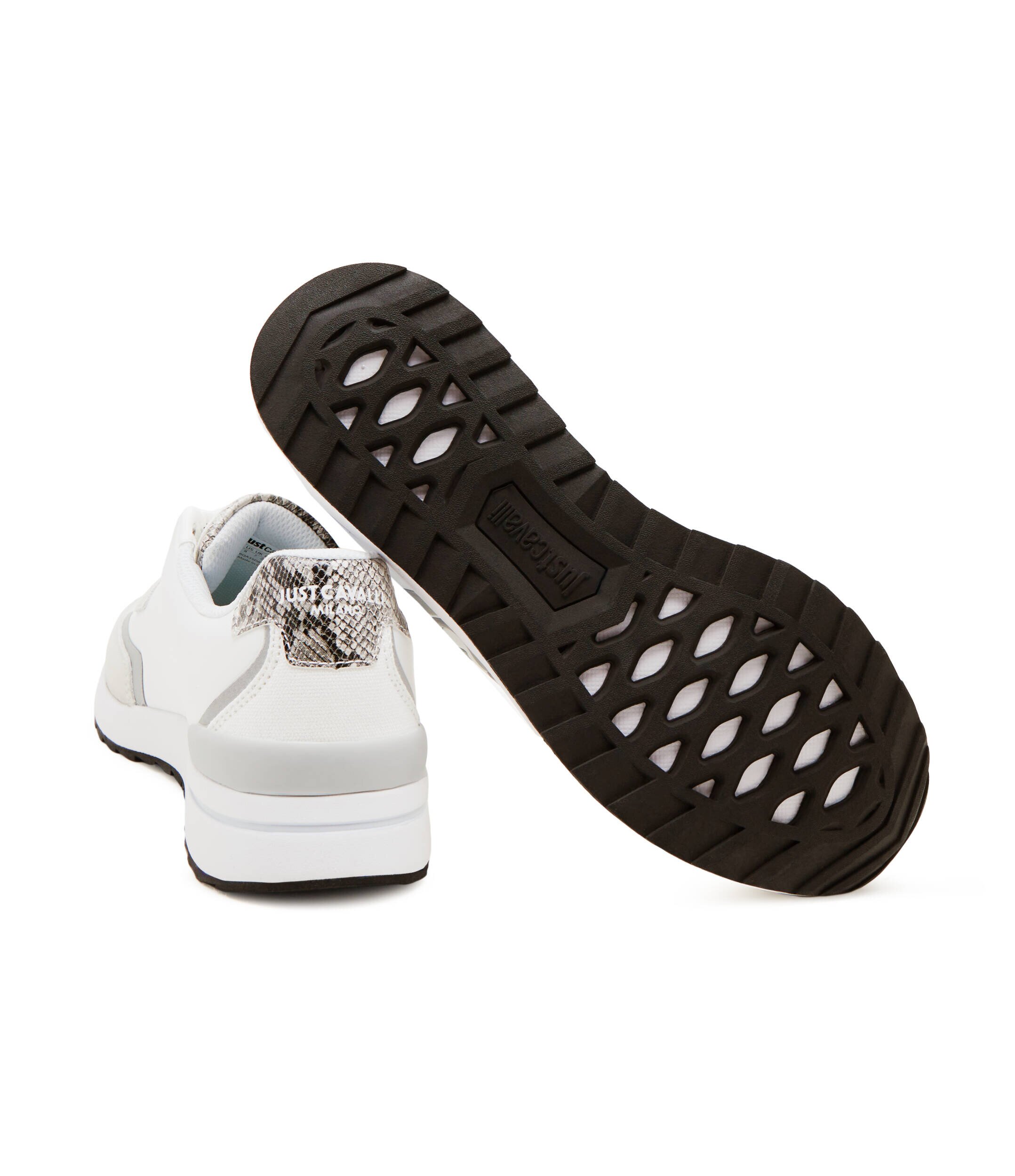 Just Cavalli Sneakers cu adaos de piele
