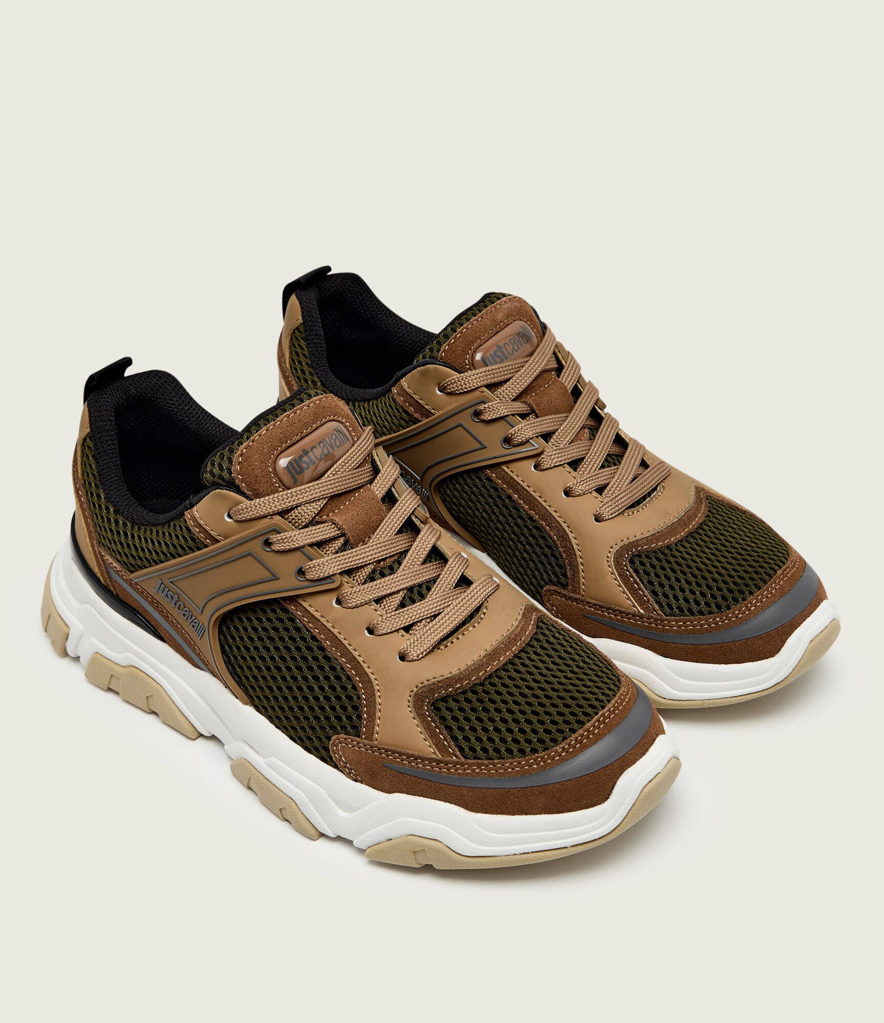 Just Cavalli Sneakers FONDO LIUK DIS. C02 | piele întoarsă