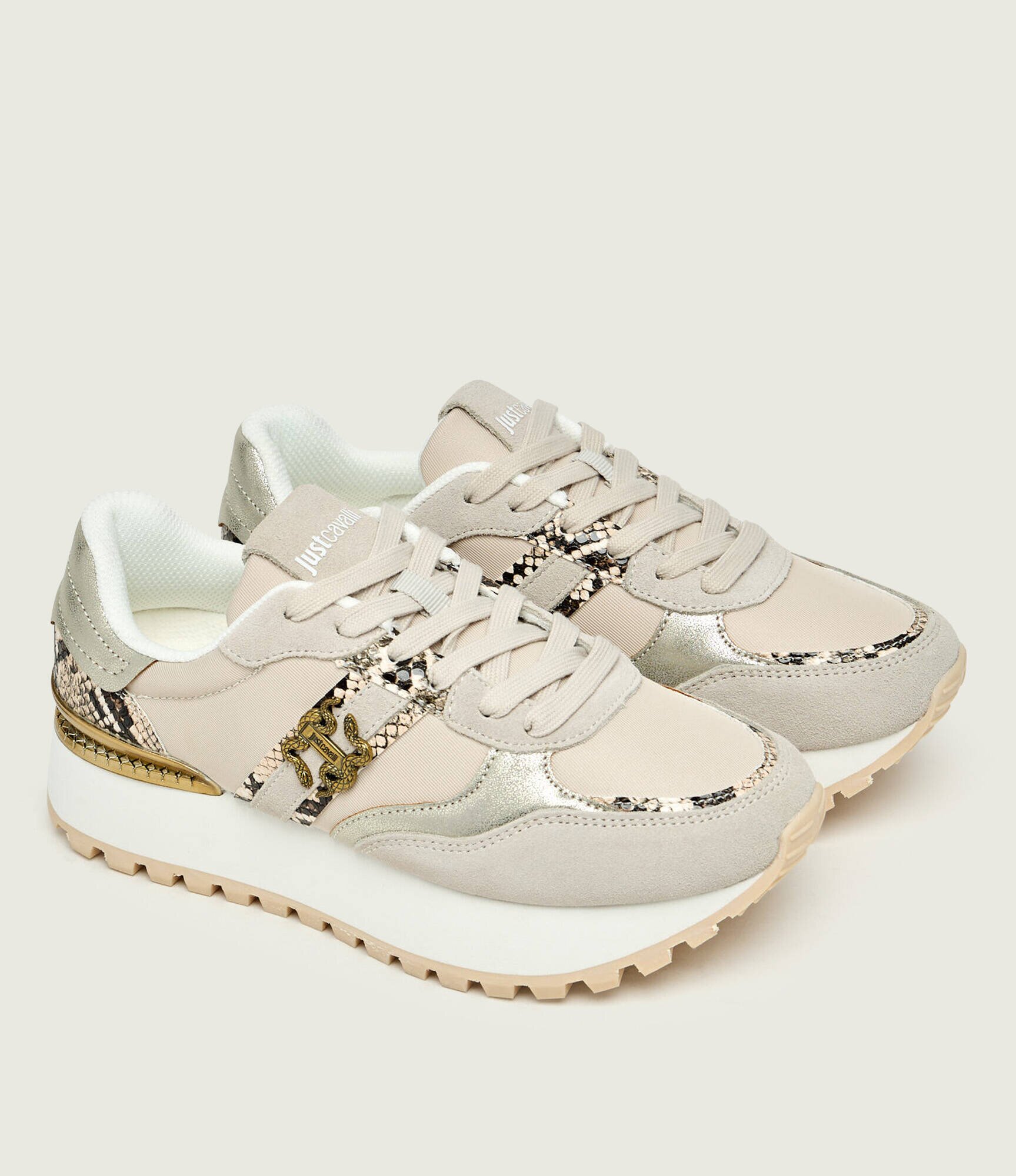 Just Cavalli Sneakers | piele întoarsă