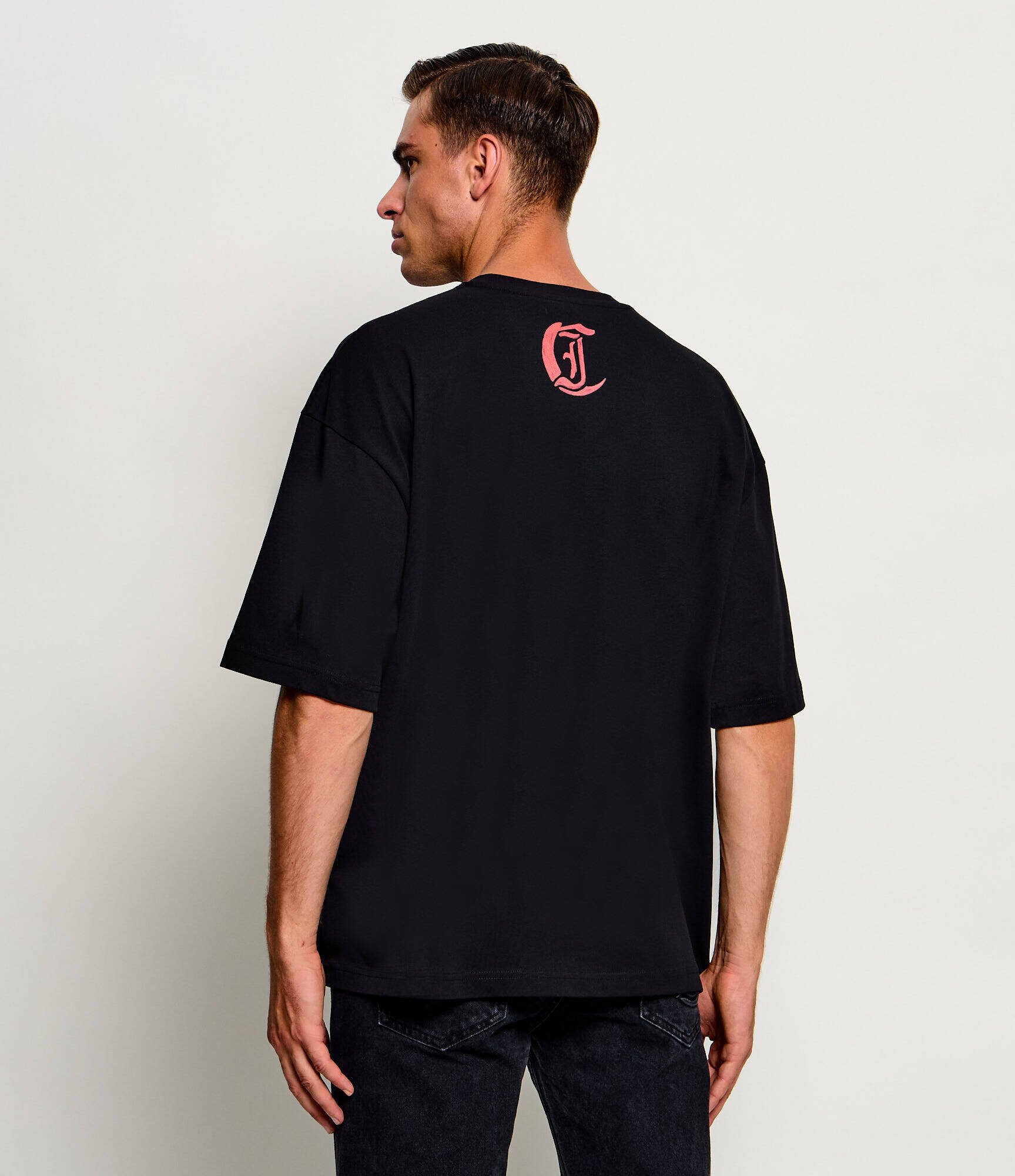 Just Cavalli Tricou Angry Panther | Loose fit