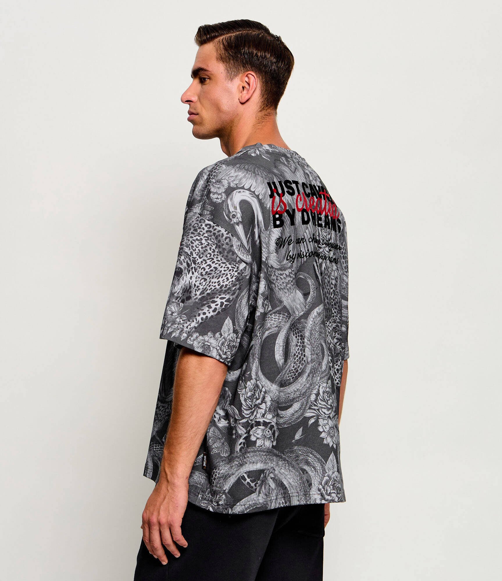 Just Cavalli Tricou Heron | Oversize fit