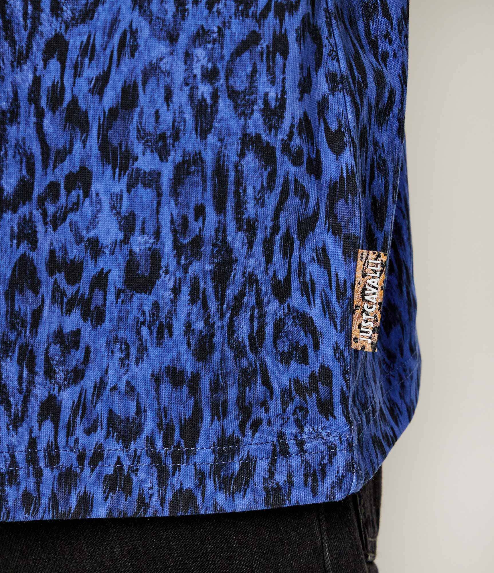 Just Cavalli Tricou Leo carpet stitch | Oversize fit