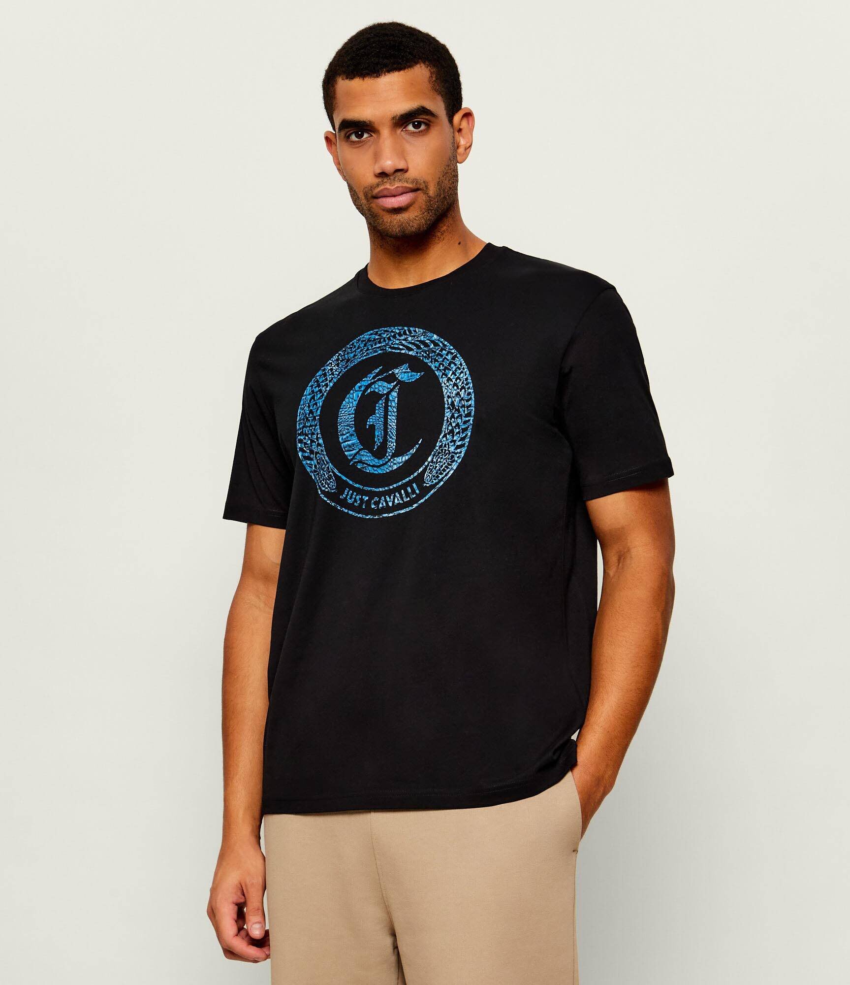 Just Cavalli Tricou Snake Round | regular fit
