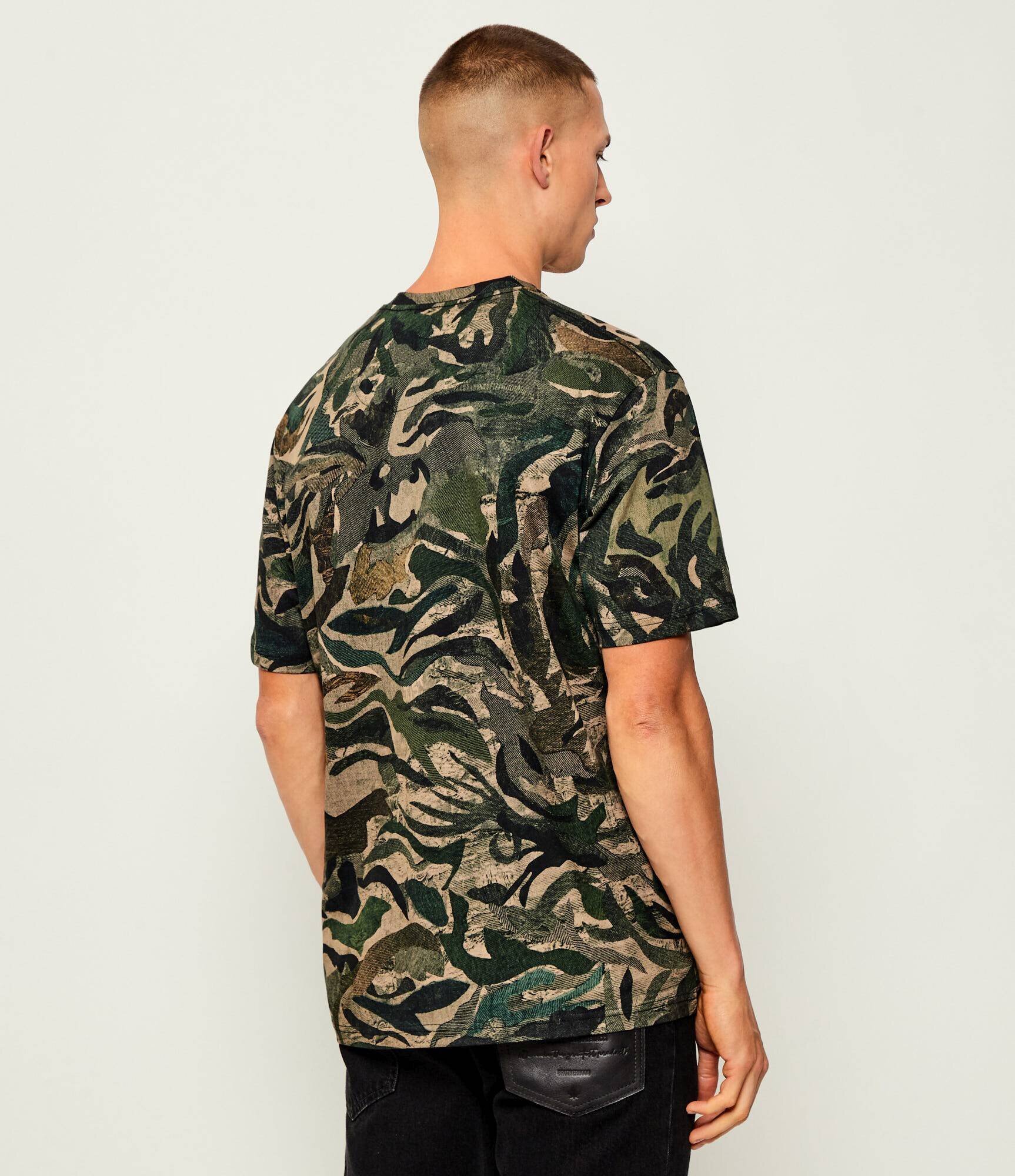 Just Cavalli Tricou TIGER CAMO | regular fit