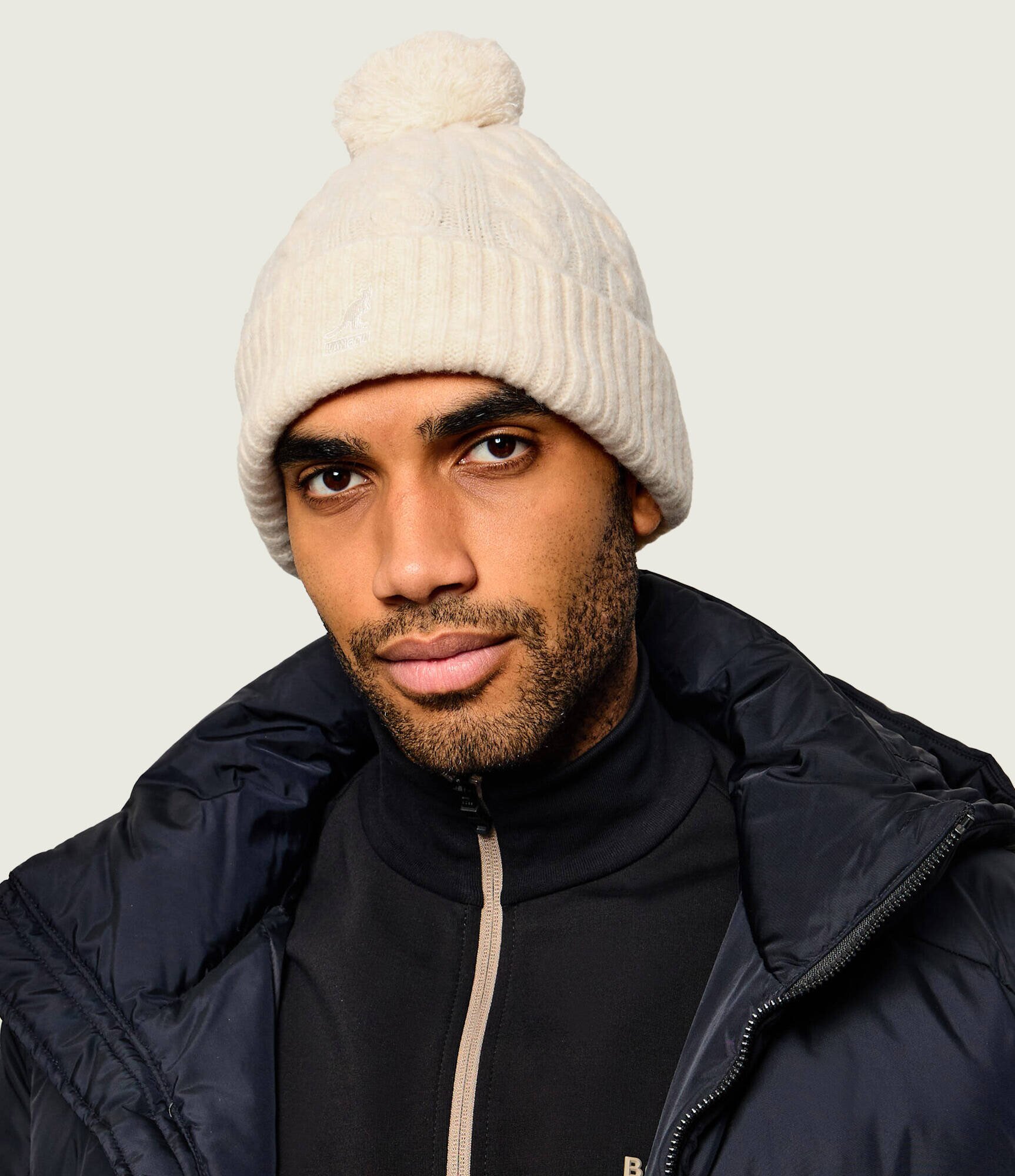 KANGOL Căciulă PomPom cu adaos de lână