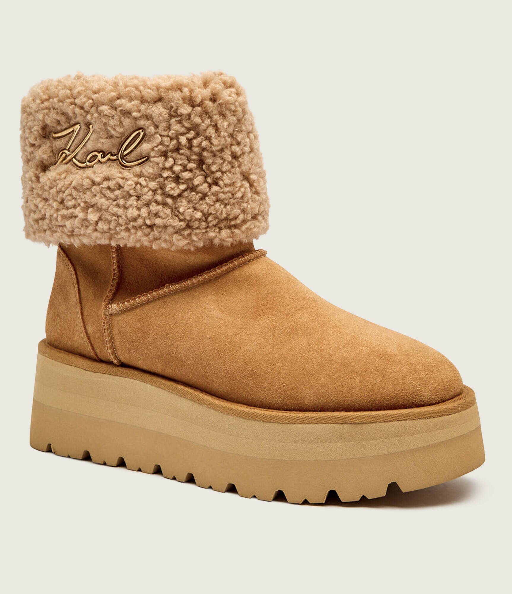Karl Lagerfeld Bocanci Skylar | shearling | zamsz