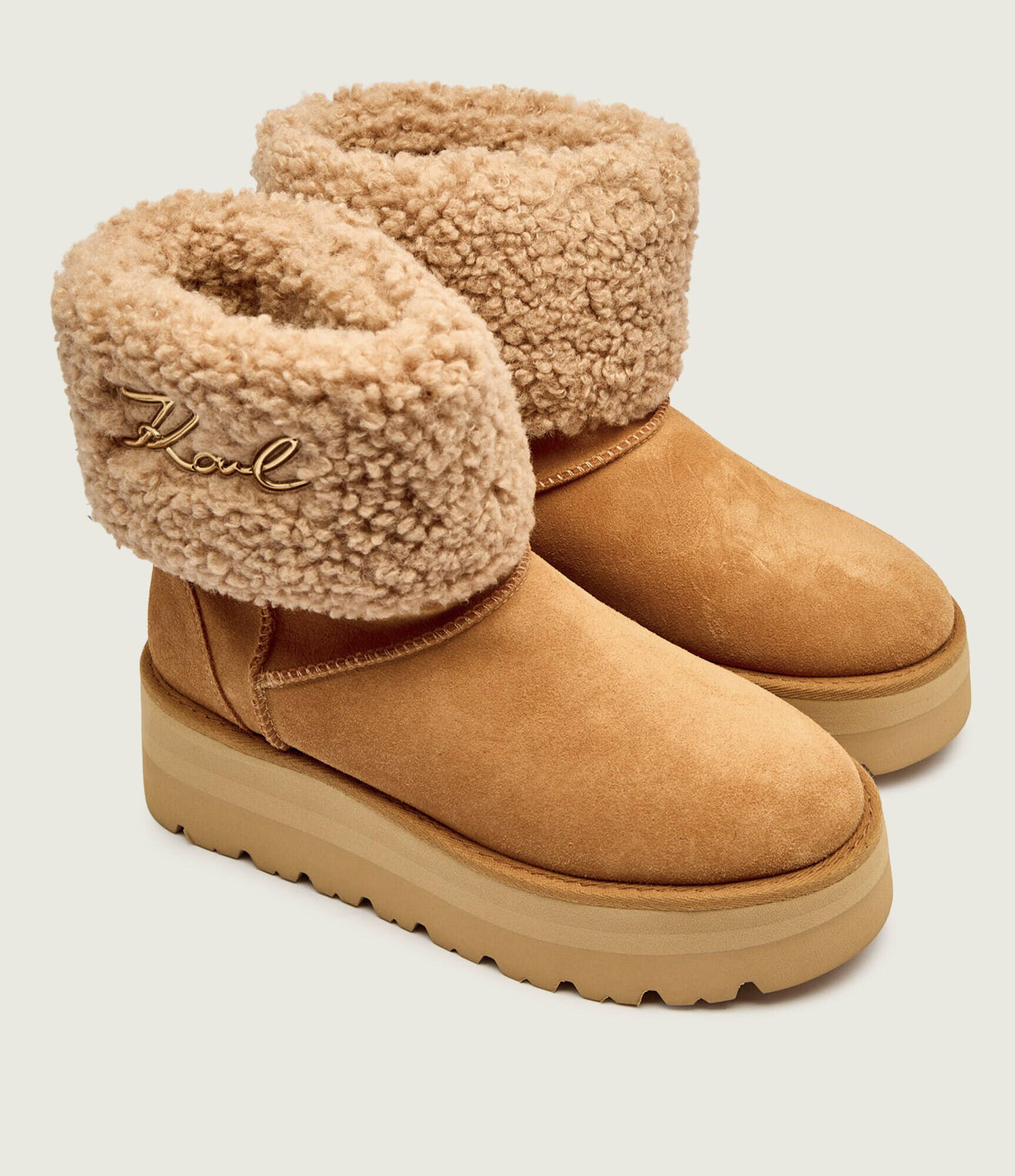 Karl Lagerfeld Bocanci Skylar | shearling | zamsz
