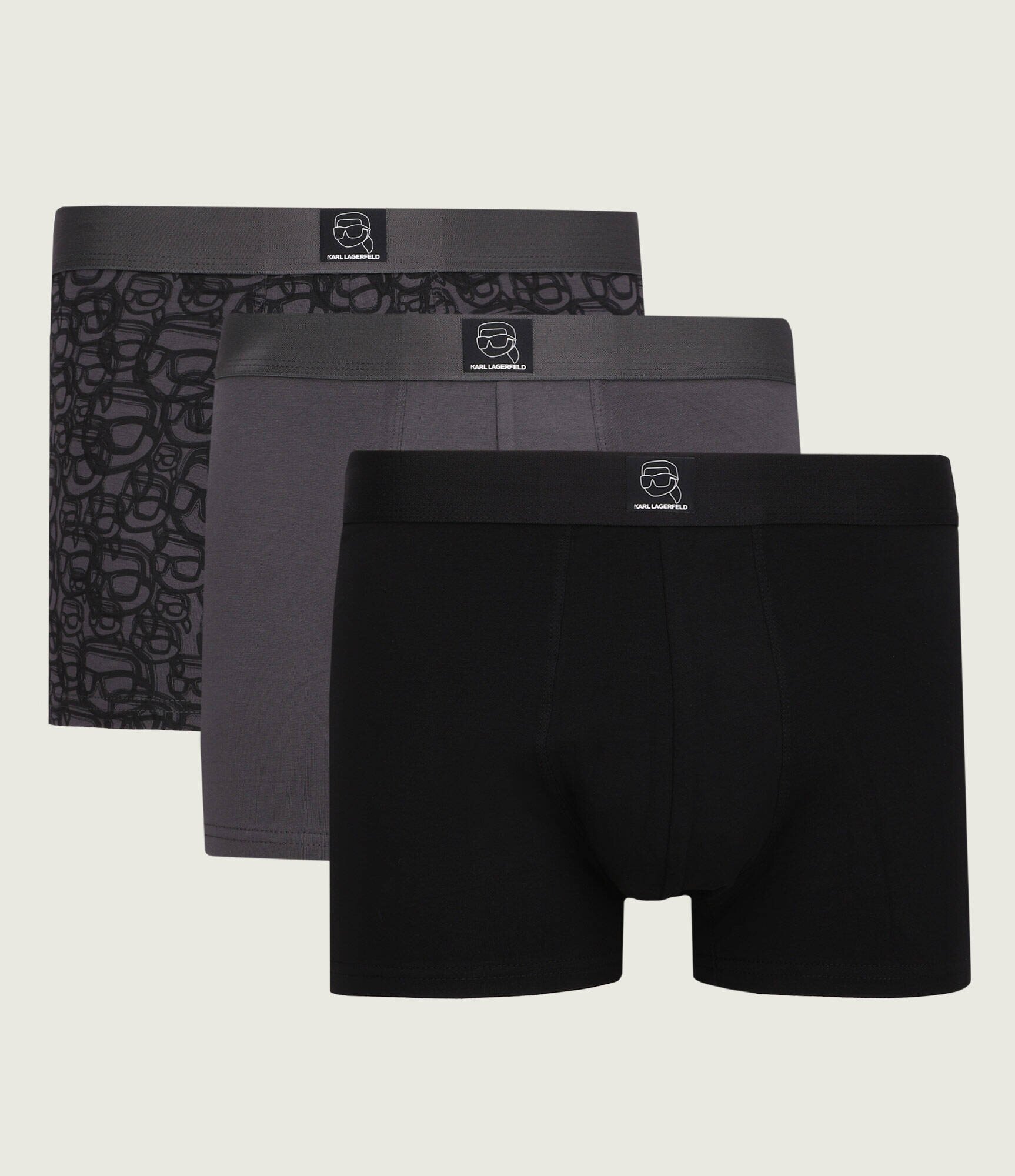 Karl Lagerfeld Chiloți boxer 3-pack Ikon