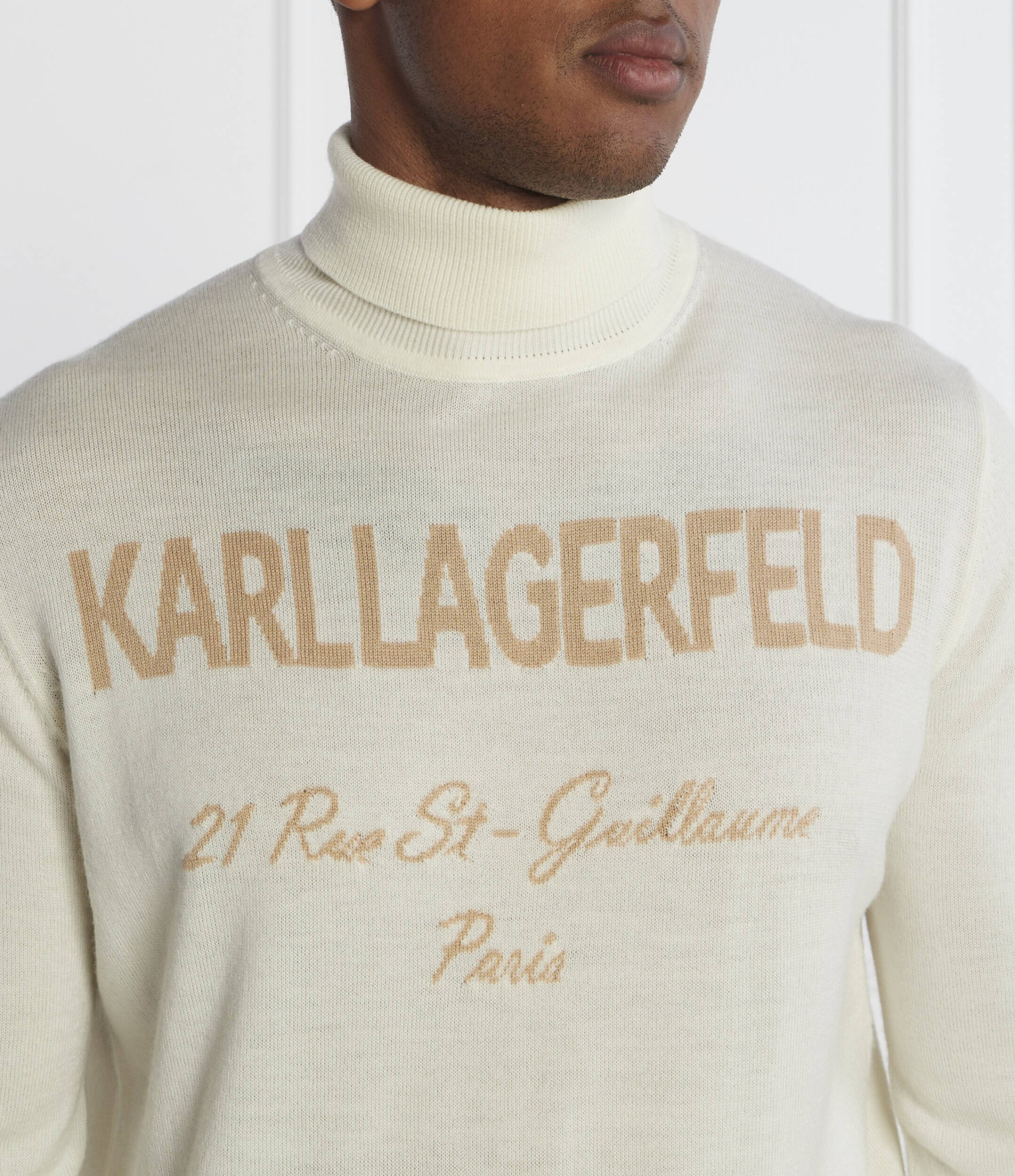 Karl Lagerfeld De lână maletă knit | Regular Fit