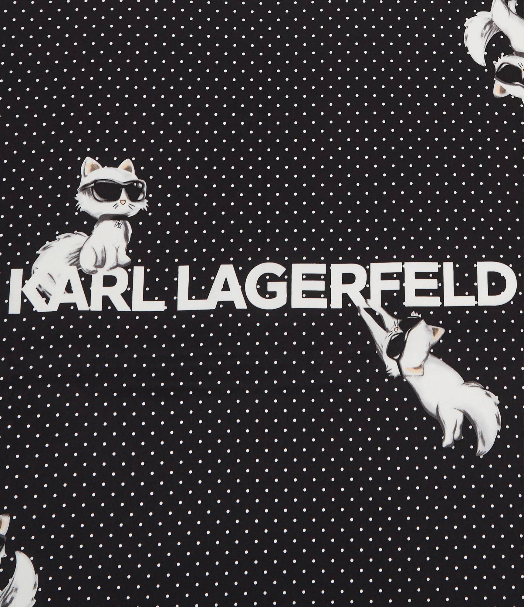 Karl Lagerfeld De mătase eșarfă Ikon
