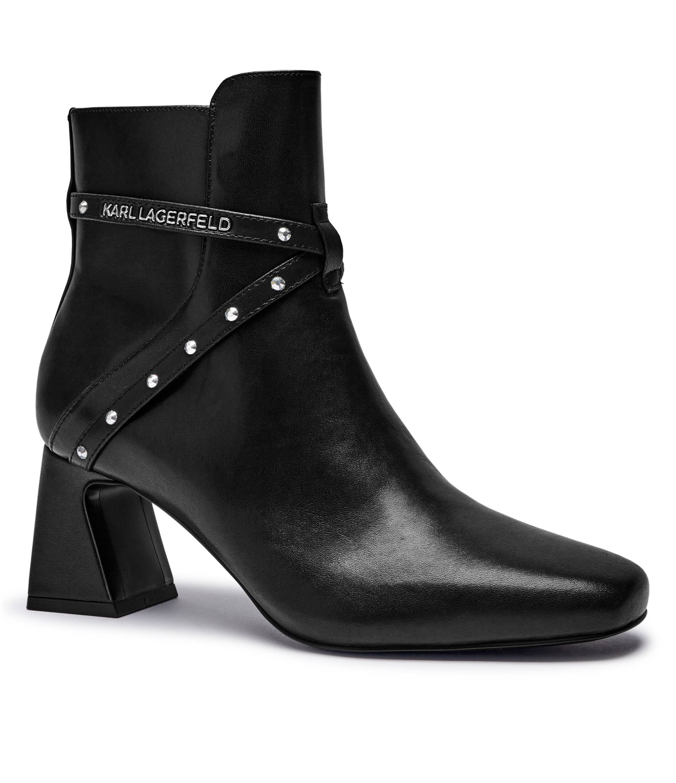 Karl Lagerfeld De piele botine cu toc Beata
