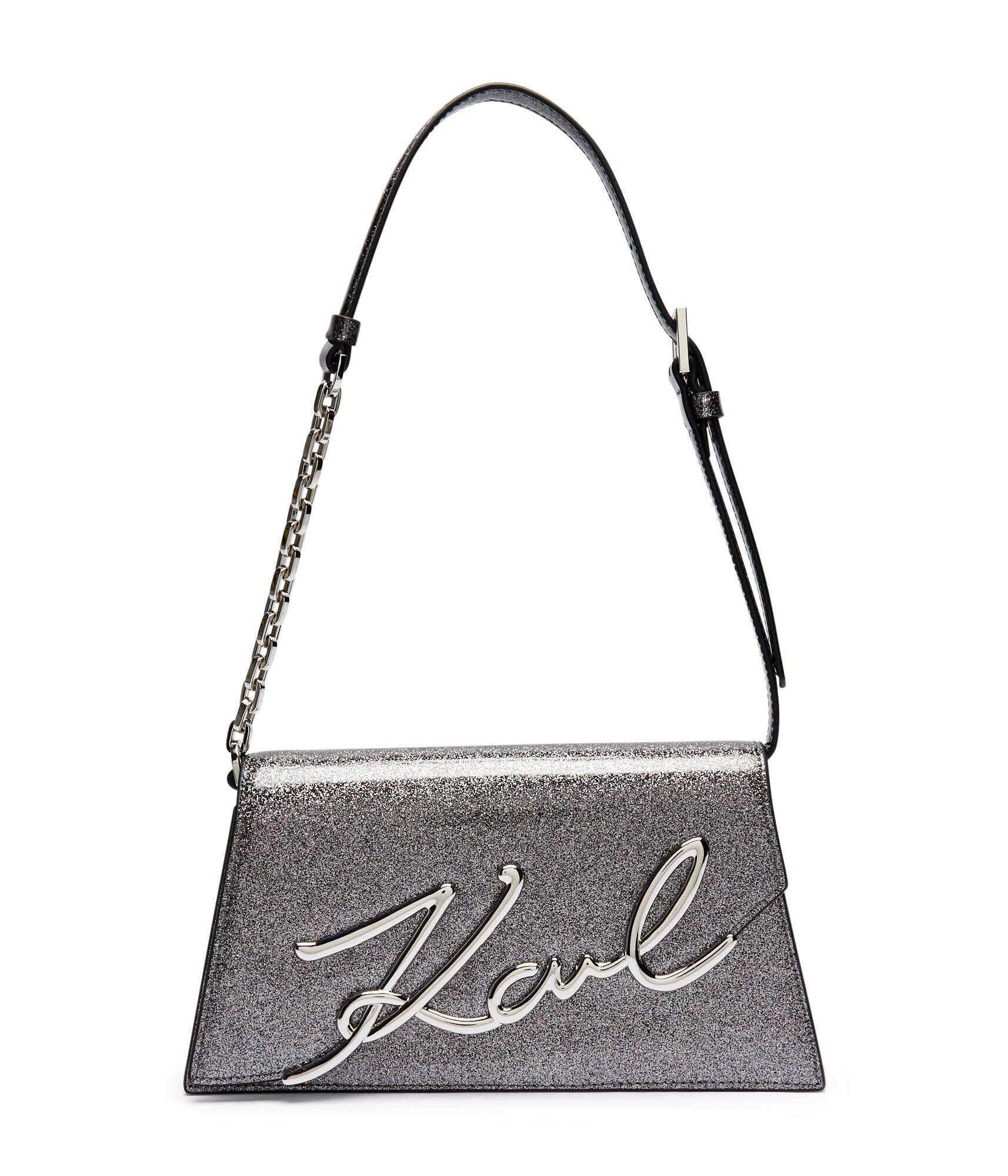 Karl Lagerfeld De piele geantă pe umăr K/Signature 2.0