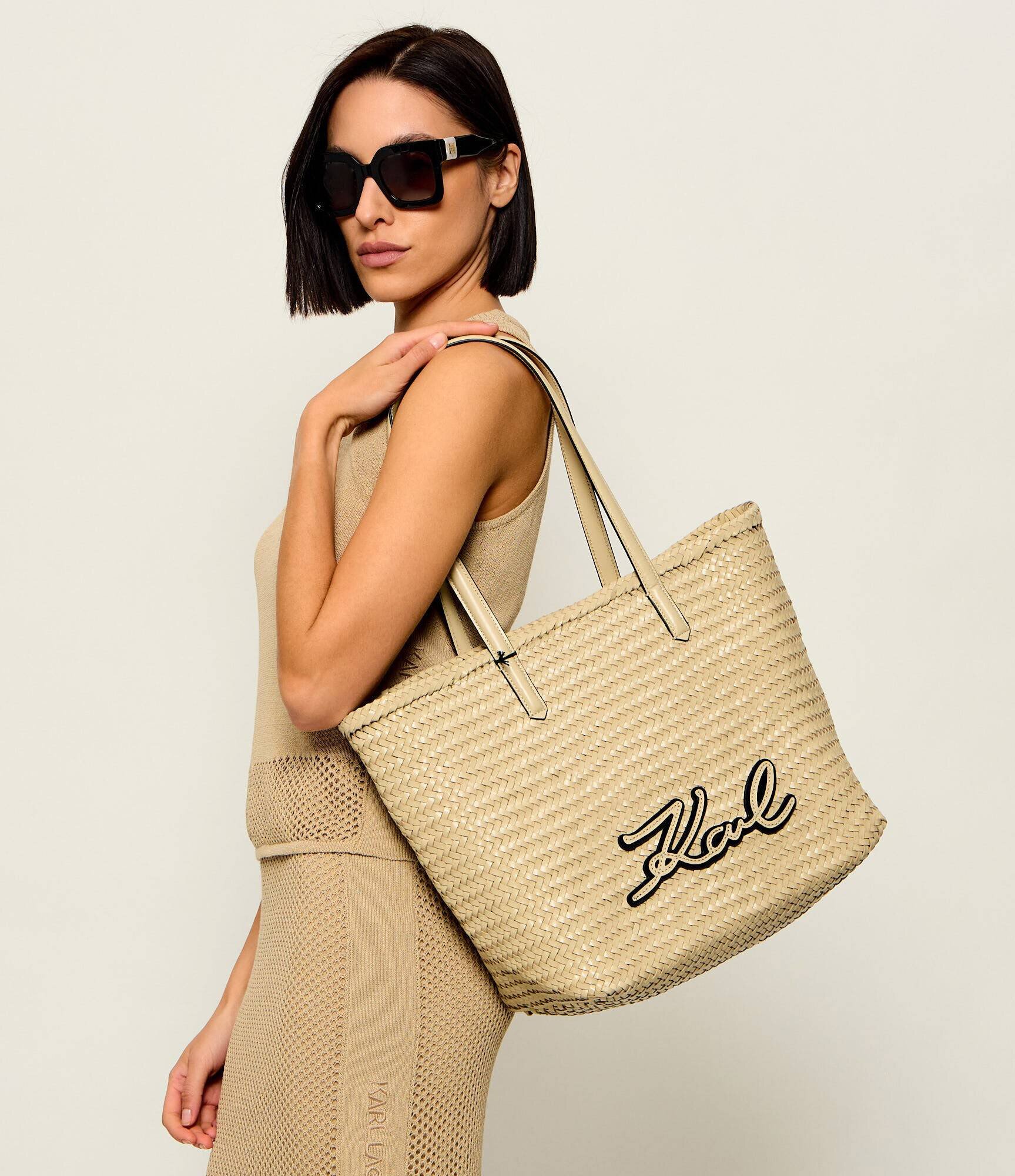 Karl Lagerfeld De piele geantă shopper K/signature