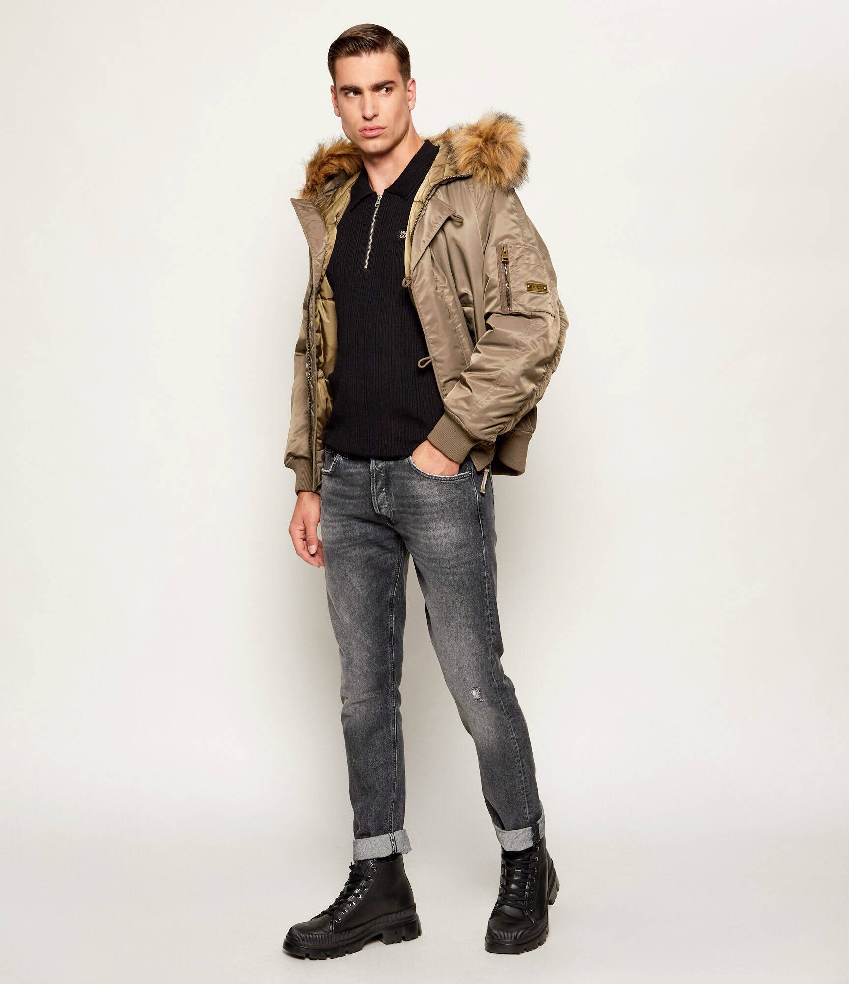 Karl Lagerfeld De piele ghete de trekking