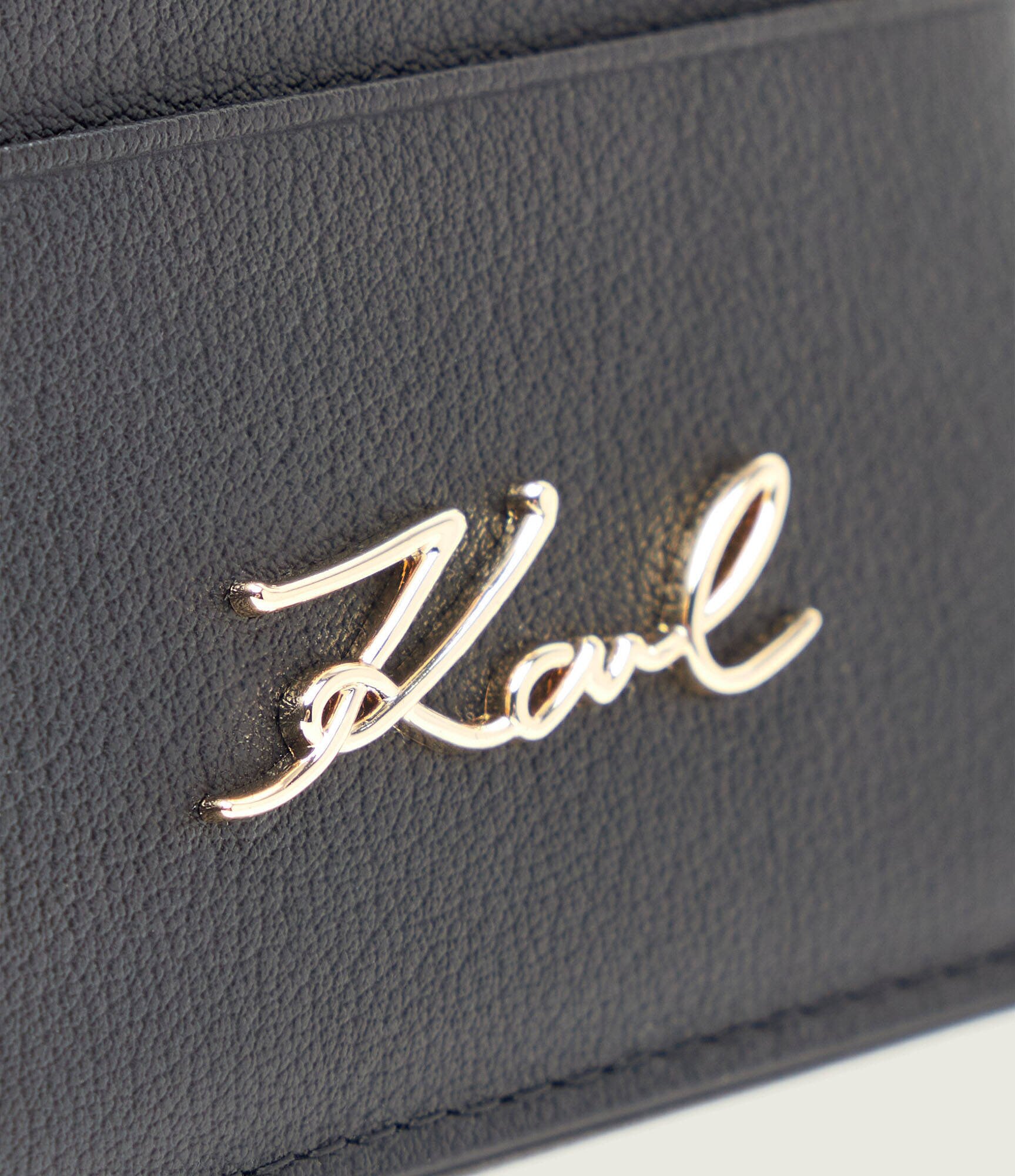 Karl Lagerfeld De piele husă pentru carduri K/signature