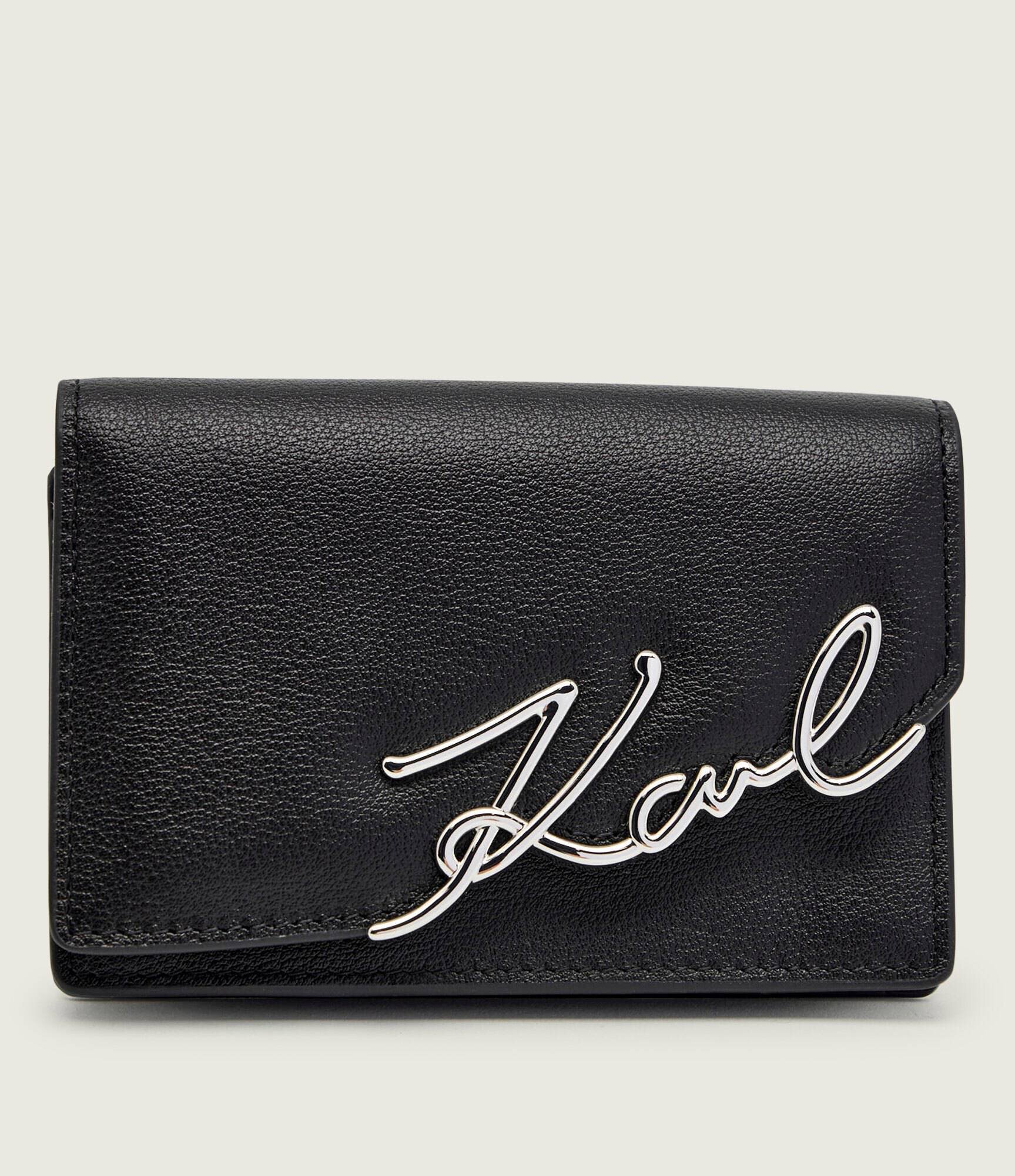 Karl Lagerfeld De piele husă pentru carduri k/signature