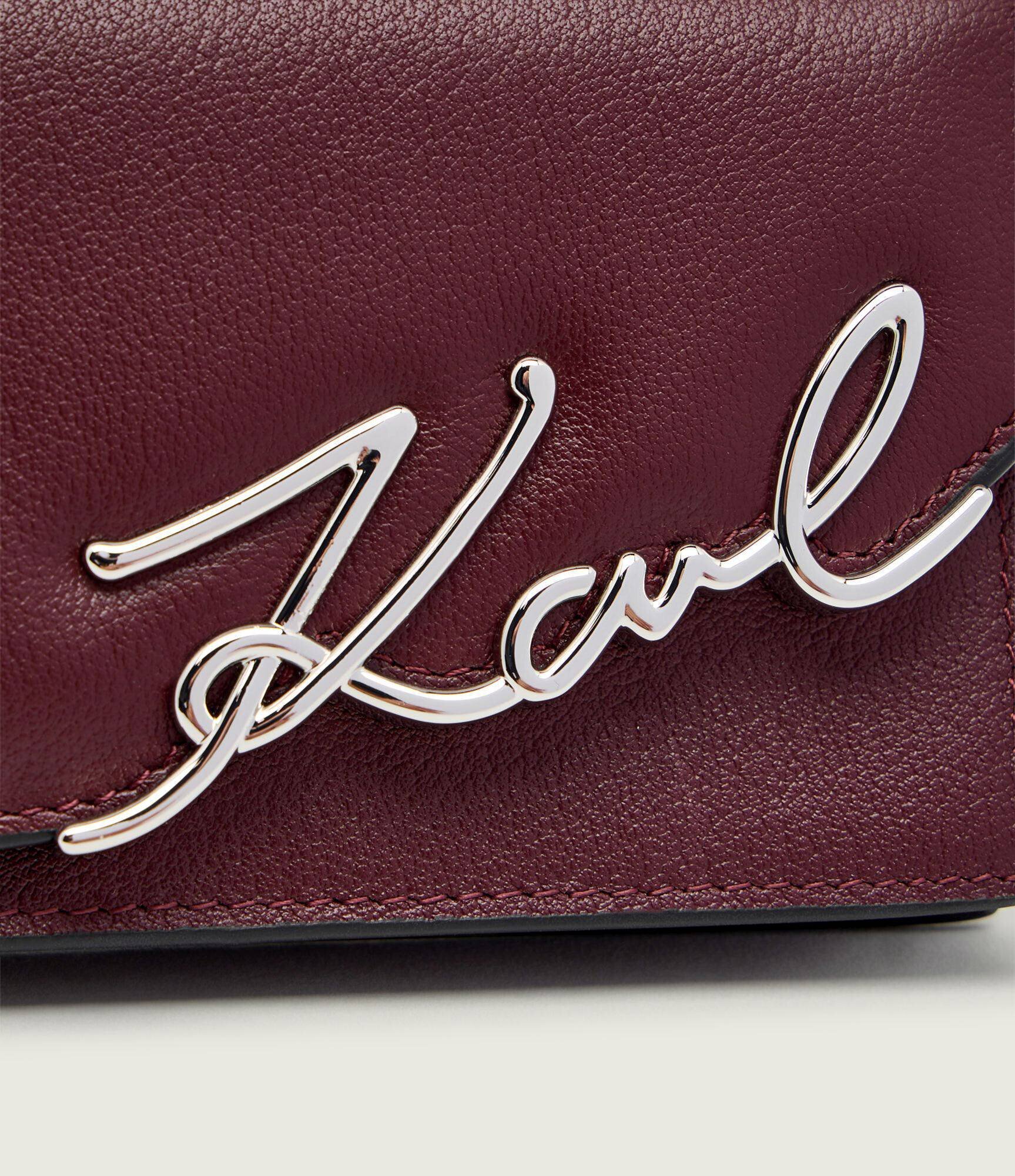 Karl Lagerfeld De piele husă pentru carduri k/signature