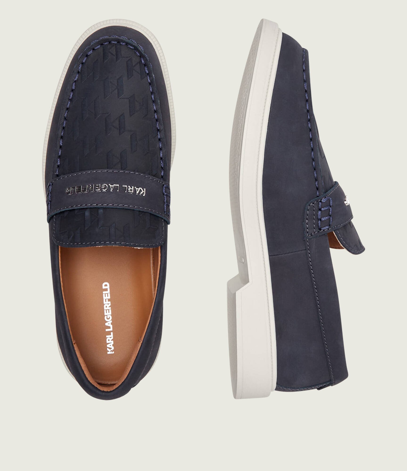 Karl Lagerfeld De piele pantofi loafer KORI
