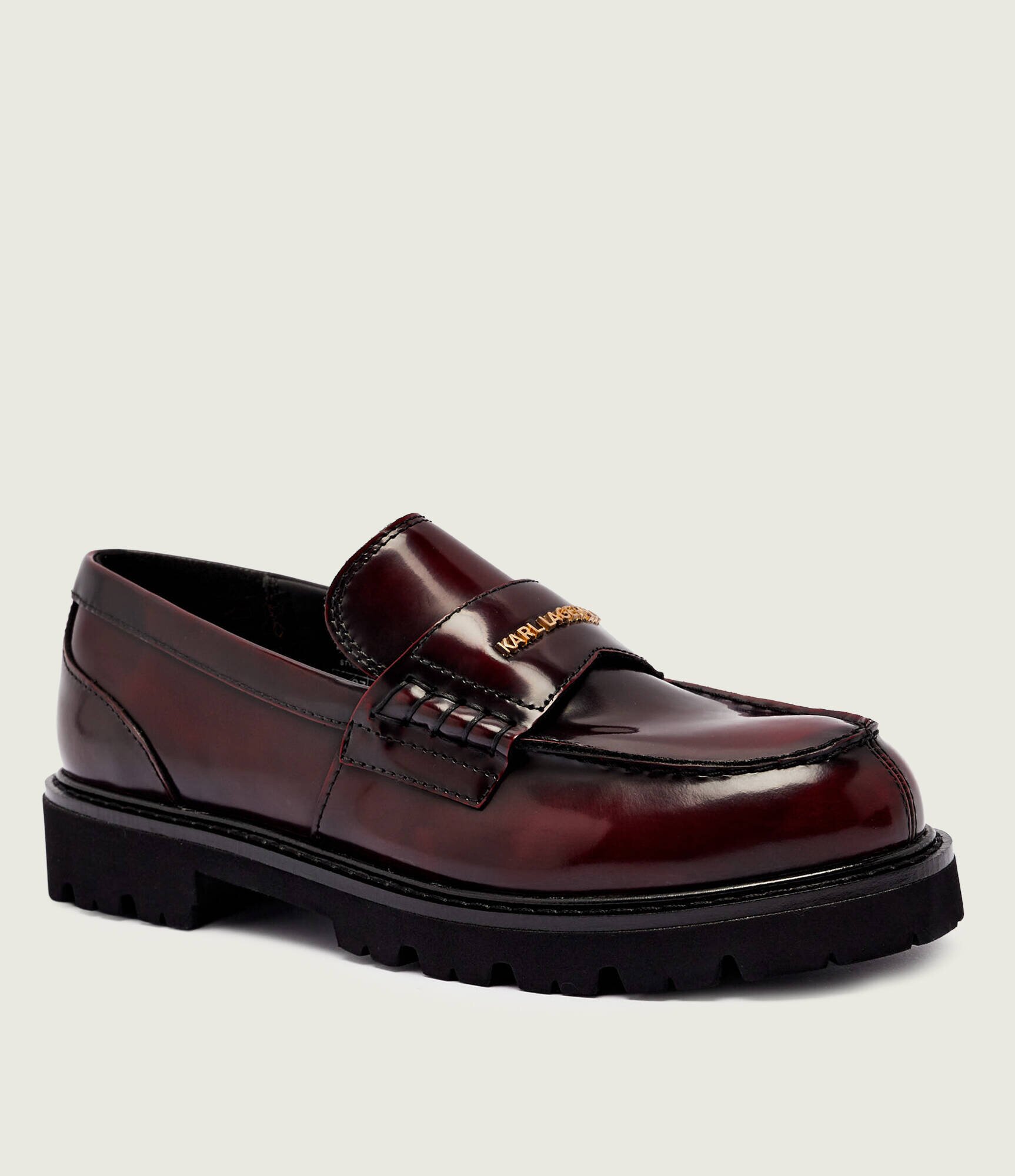 Karl Lagerfeld De piele pantofi loafer Lowell