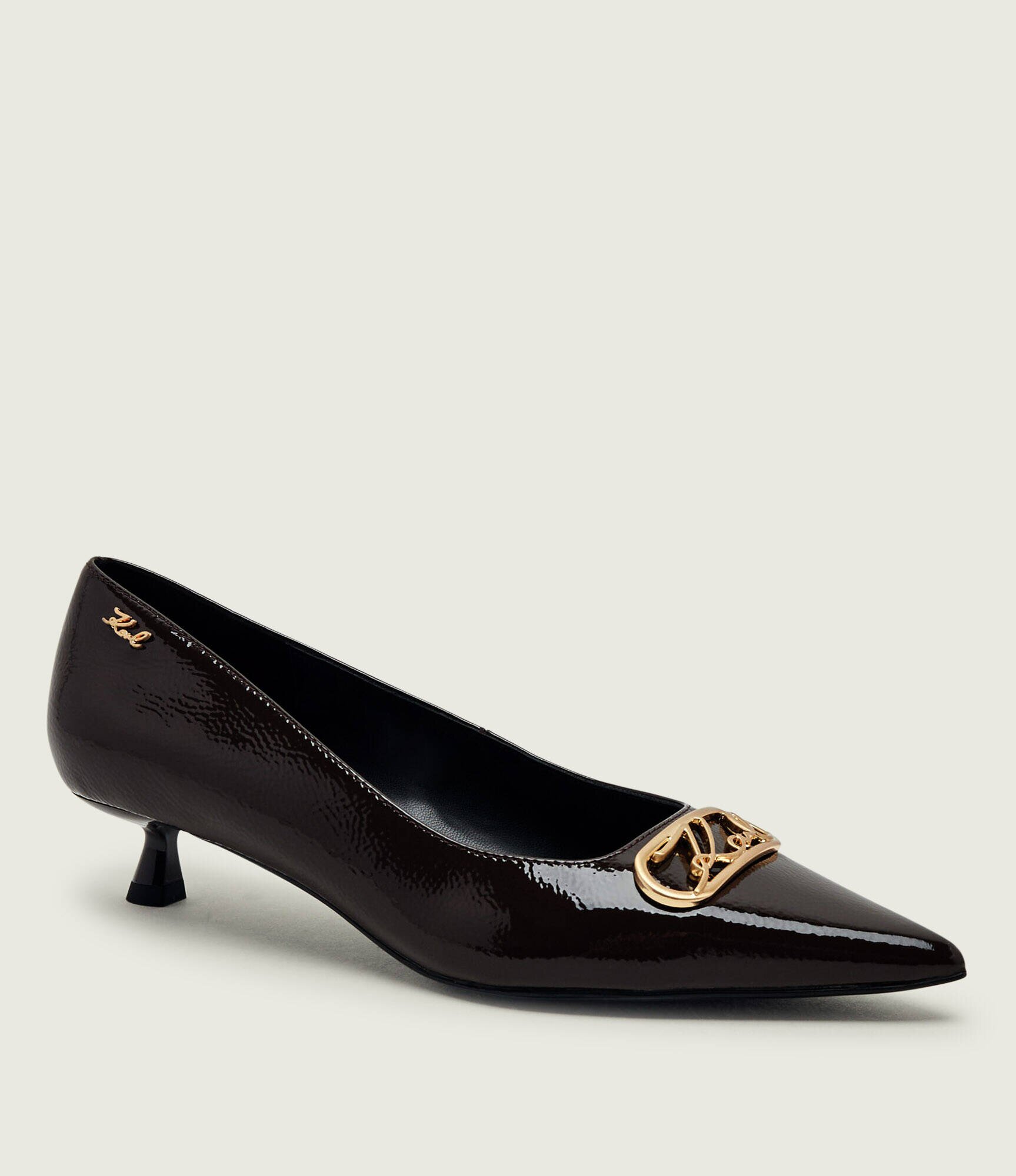 Karl Lagerfeld De piele pantofi Pasha Signia Curve Court