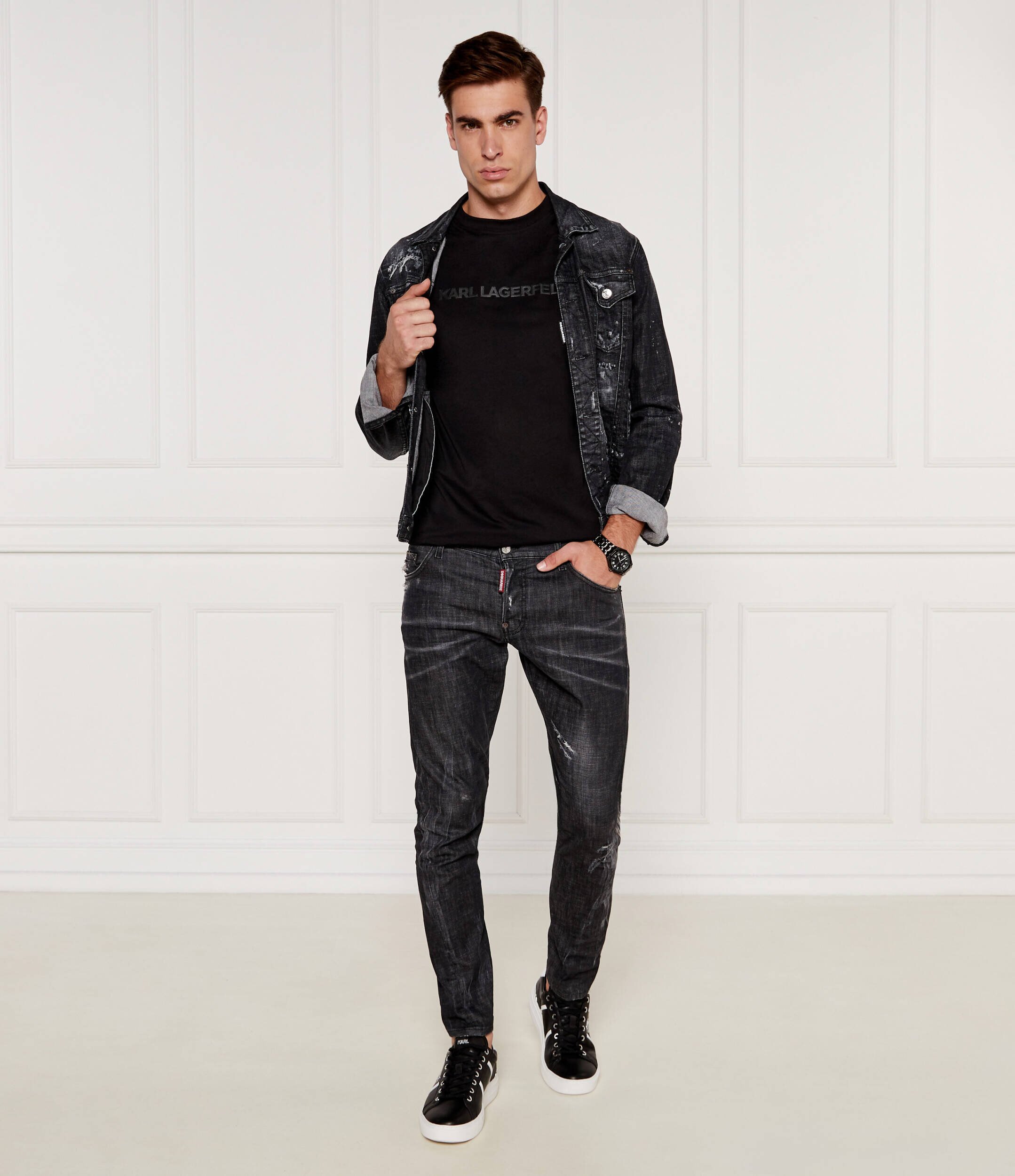 Karl Lagerfeld De piele sneakers