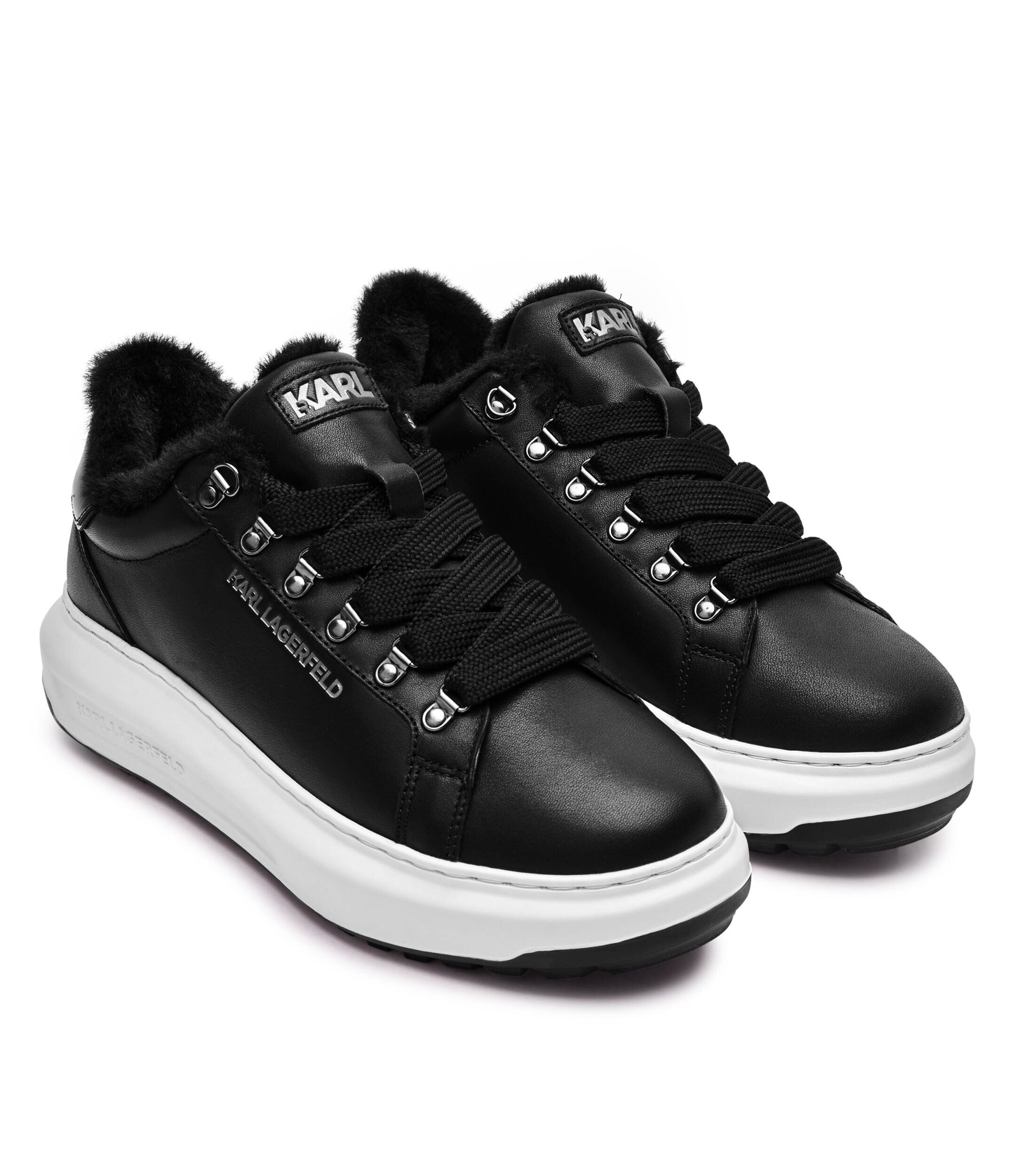Karl Lagerfeld De piele sneakers KAPRI LUG | shearling