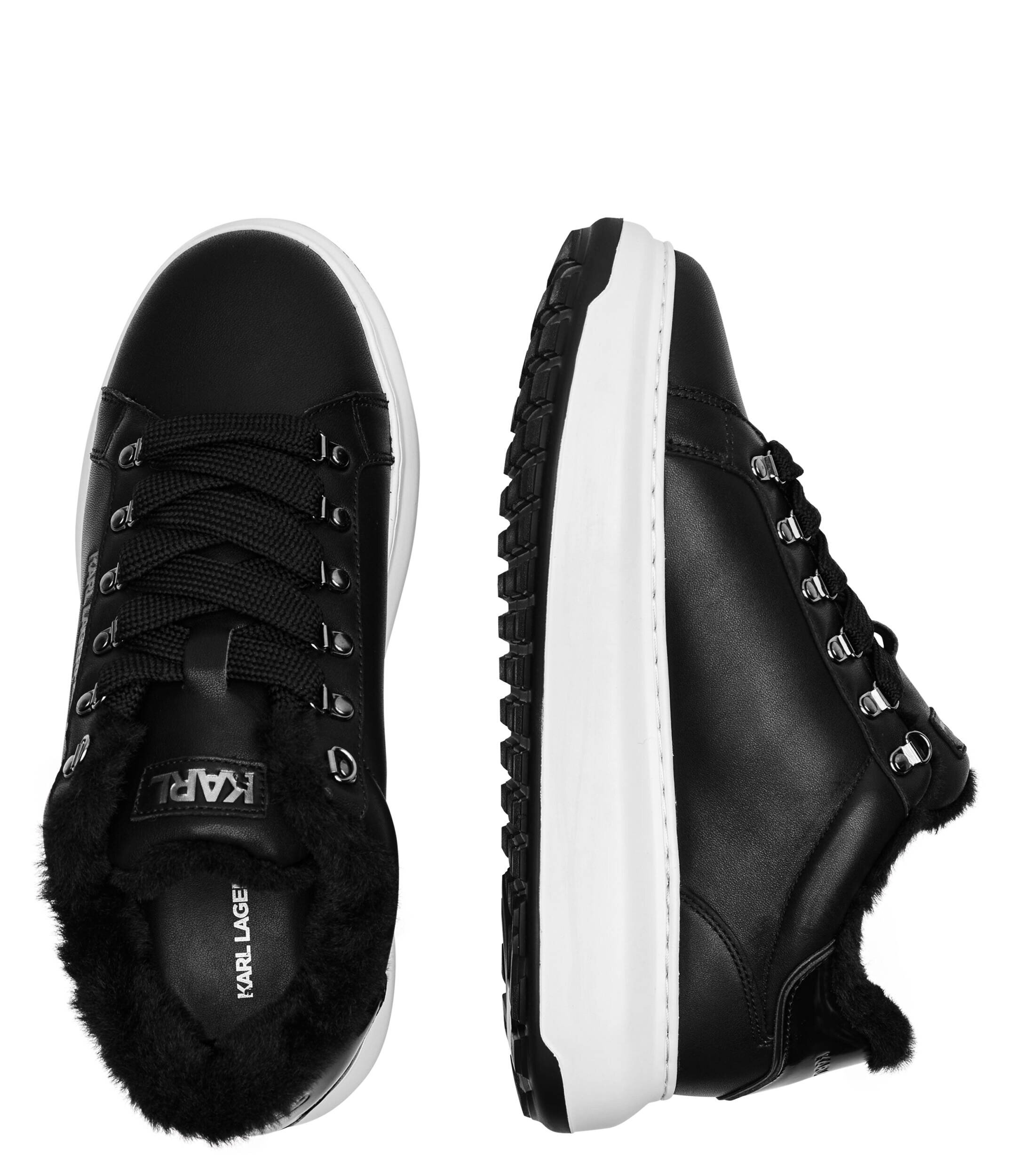 Karl Lagerfeld De piele sneakers KAPRI LUG | shearling