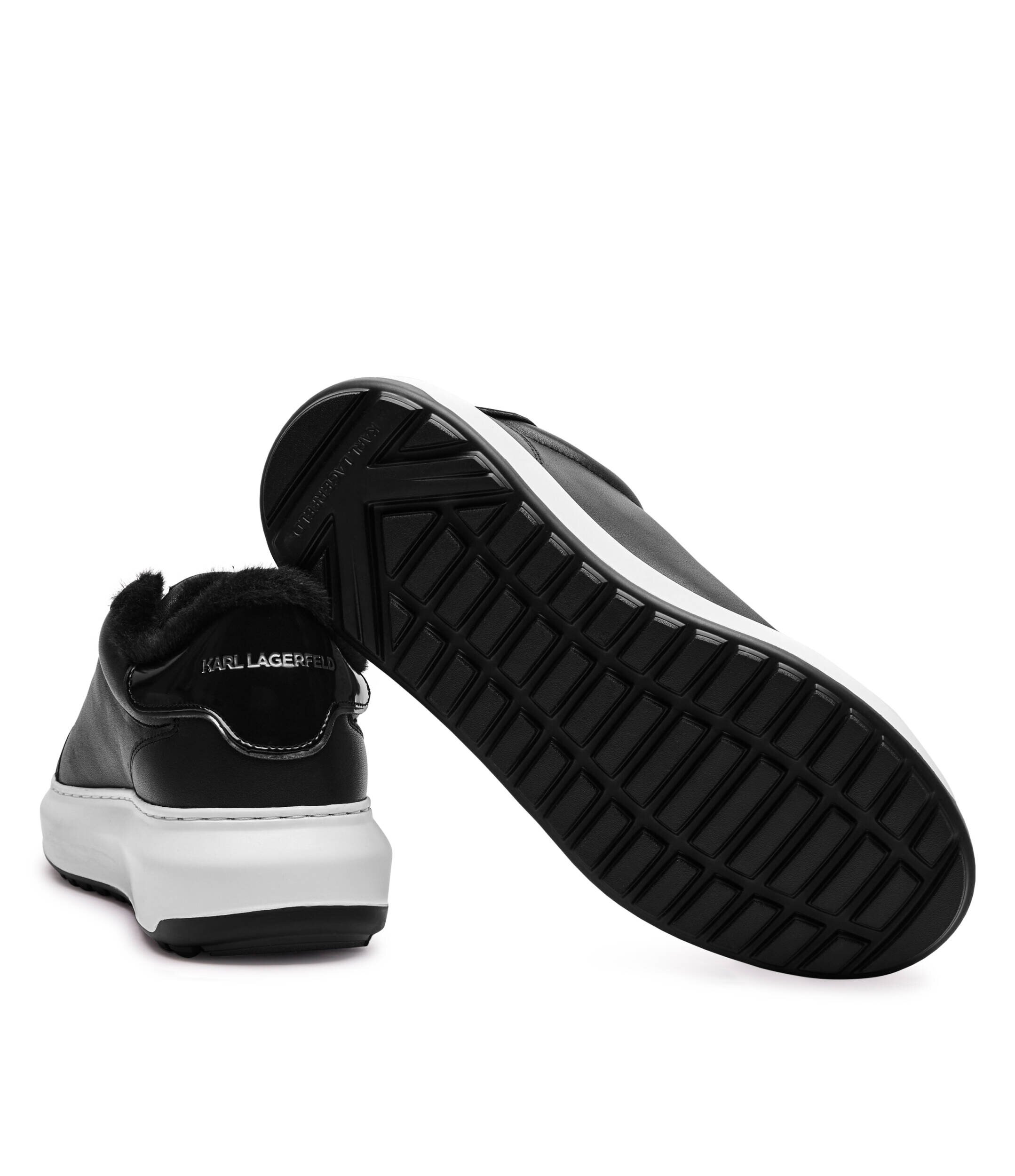 Karl Lagerfeld De piele sneakers KAPRI LUG | shearling