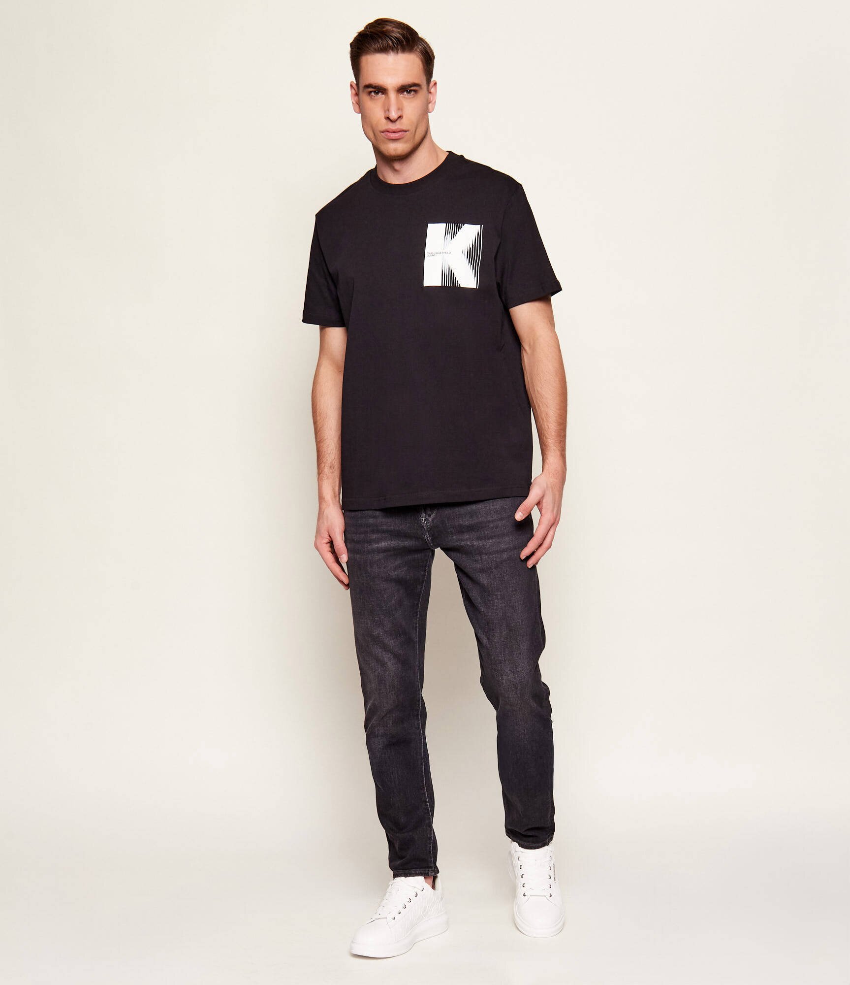 Karl Lagerfeld De piele sneakers KAPRI MENS