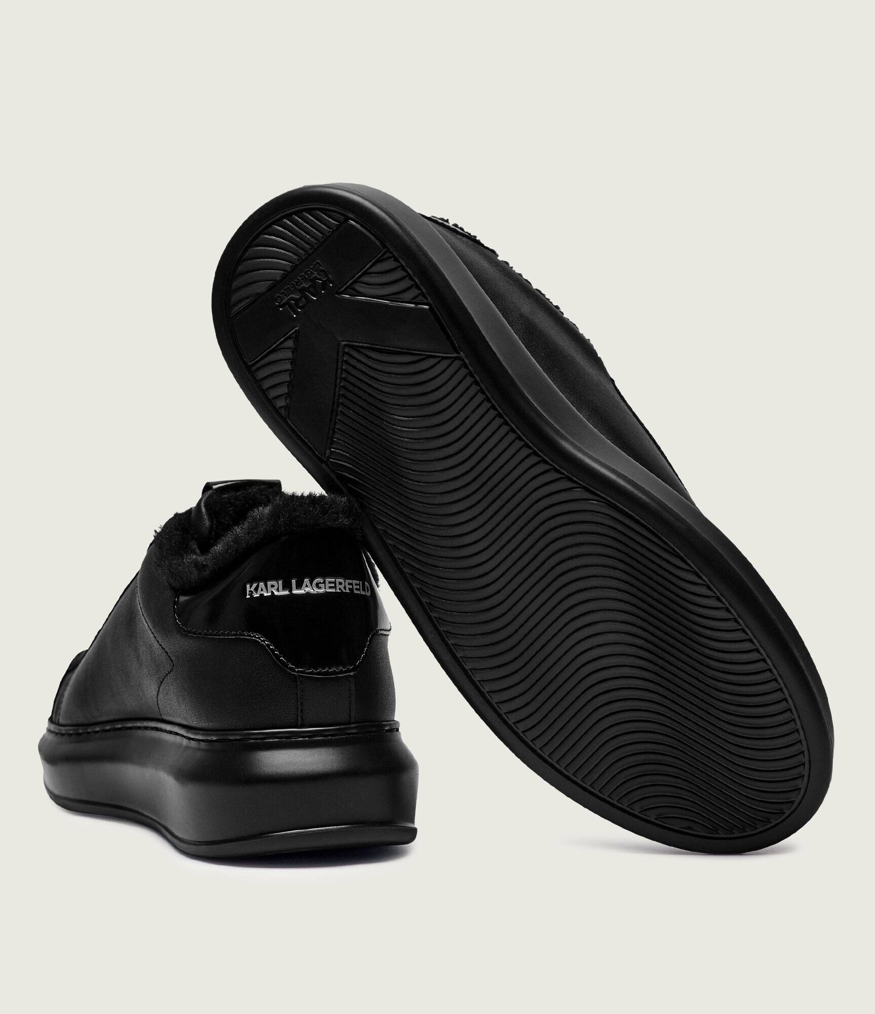 Karl Lagerfeld De piele sneakers KAPRI | shearling