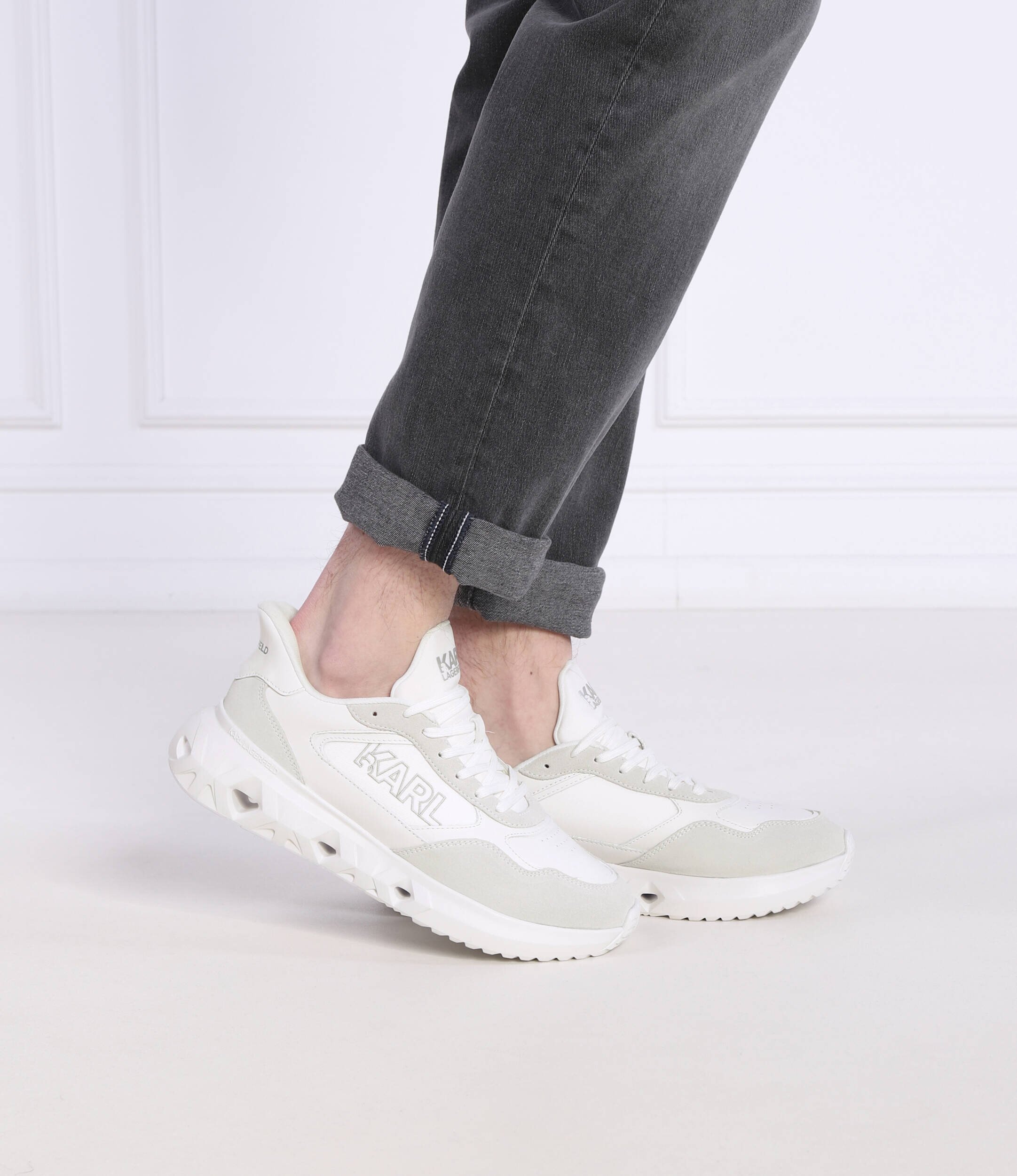 Karl Lagerfeld De piele sneakers KITE RUN