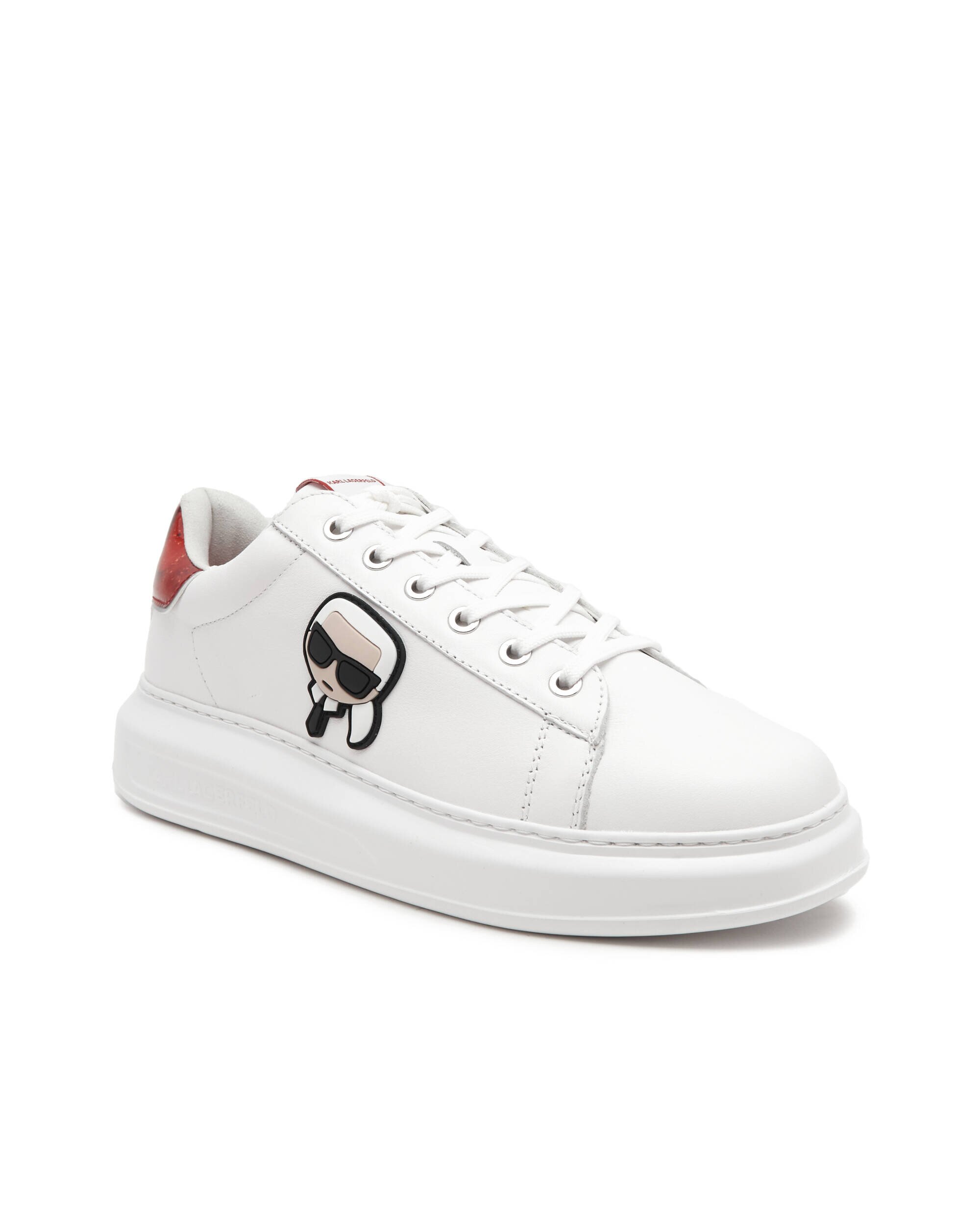 Karl Lagerfeld De piele teniși Onyx Heel