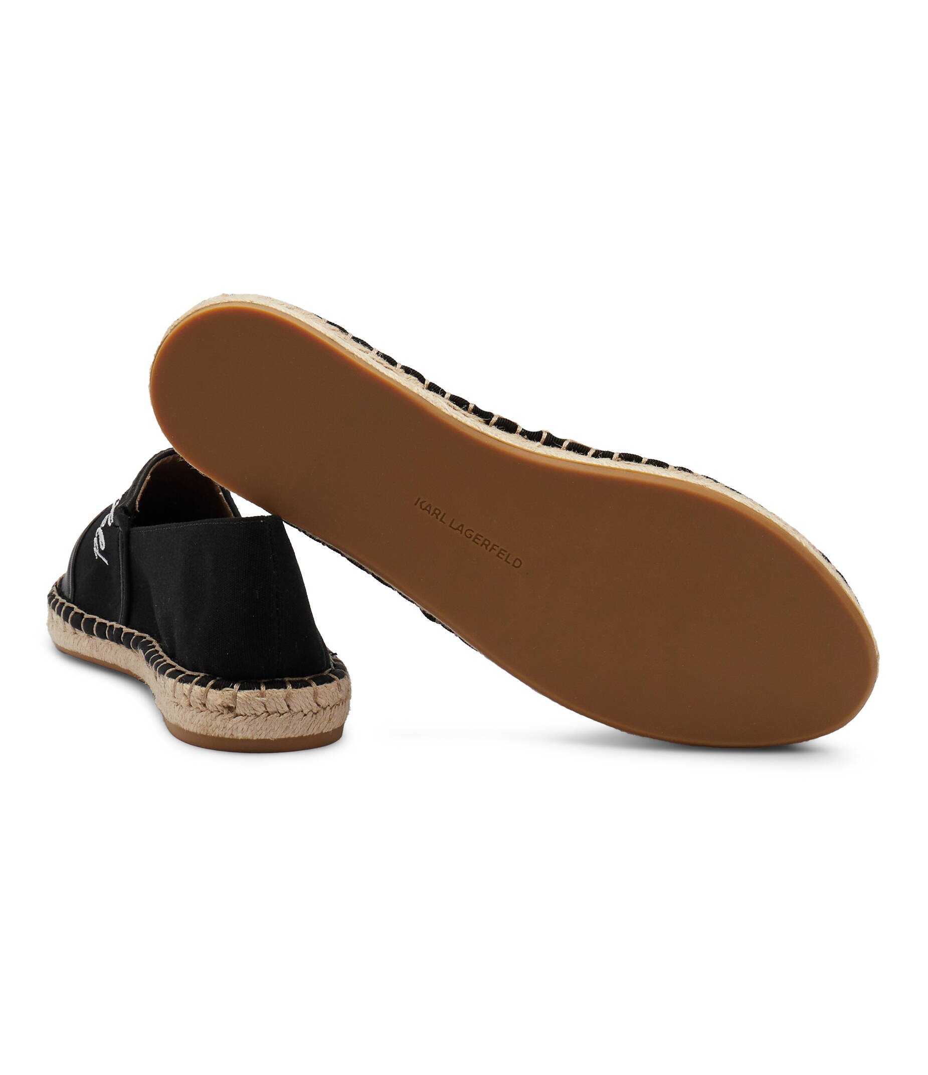 Karl Lagerfeld Espadrile Kamini cu adaos de piele