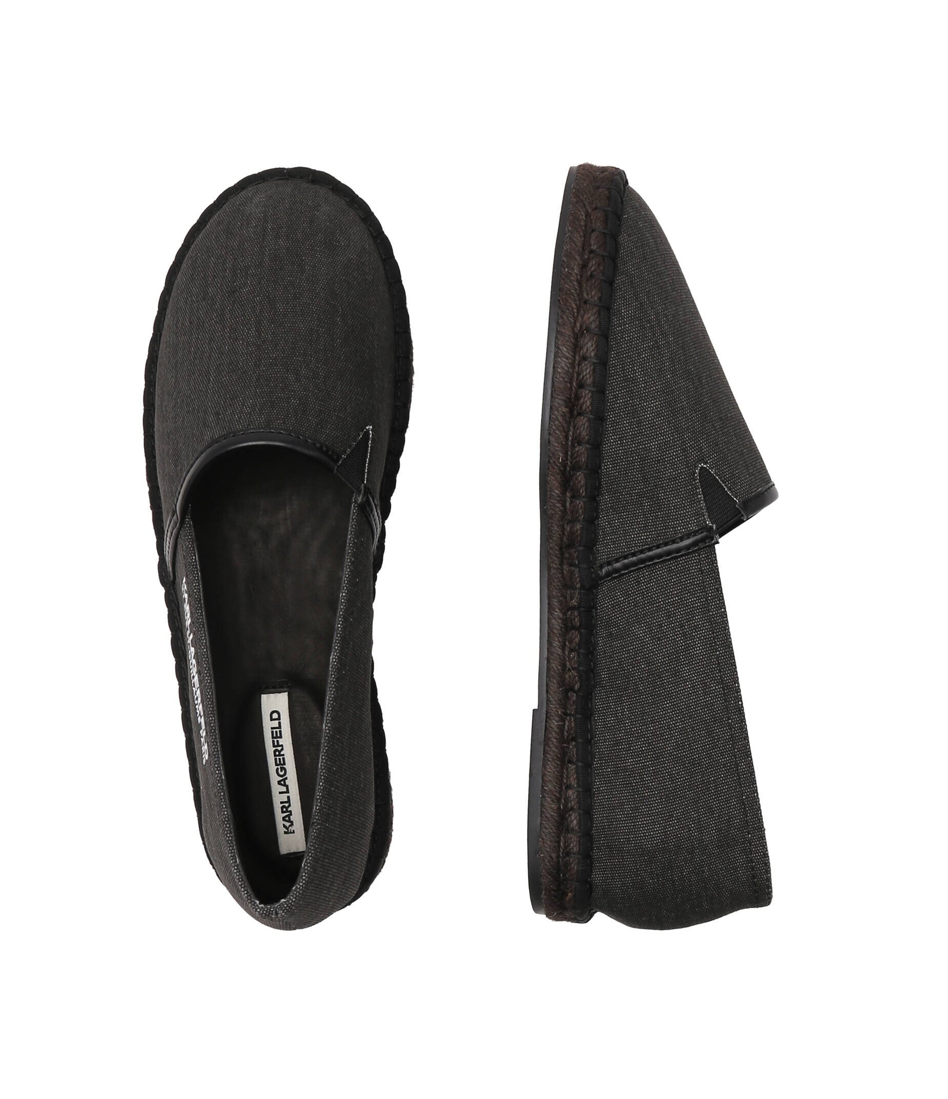 Karl Lagerfeld Espadrile KAMINO cu adaos de piele