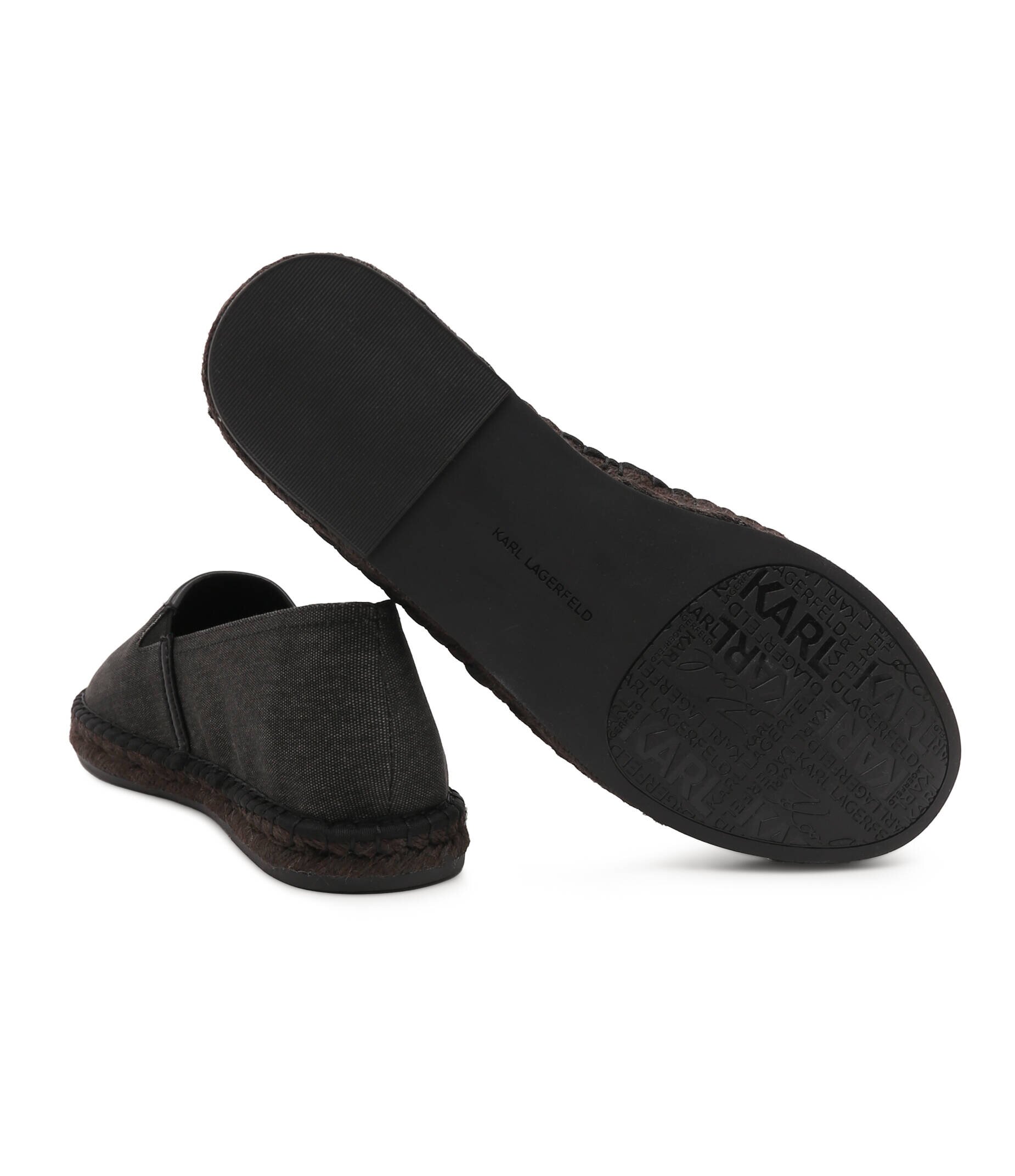Karl Lagerfeld Espadrile KAMINO cu adaos de piele