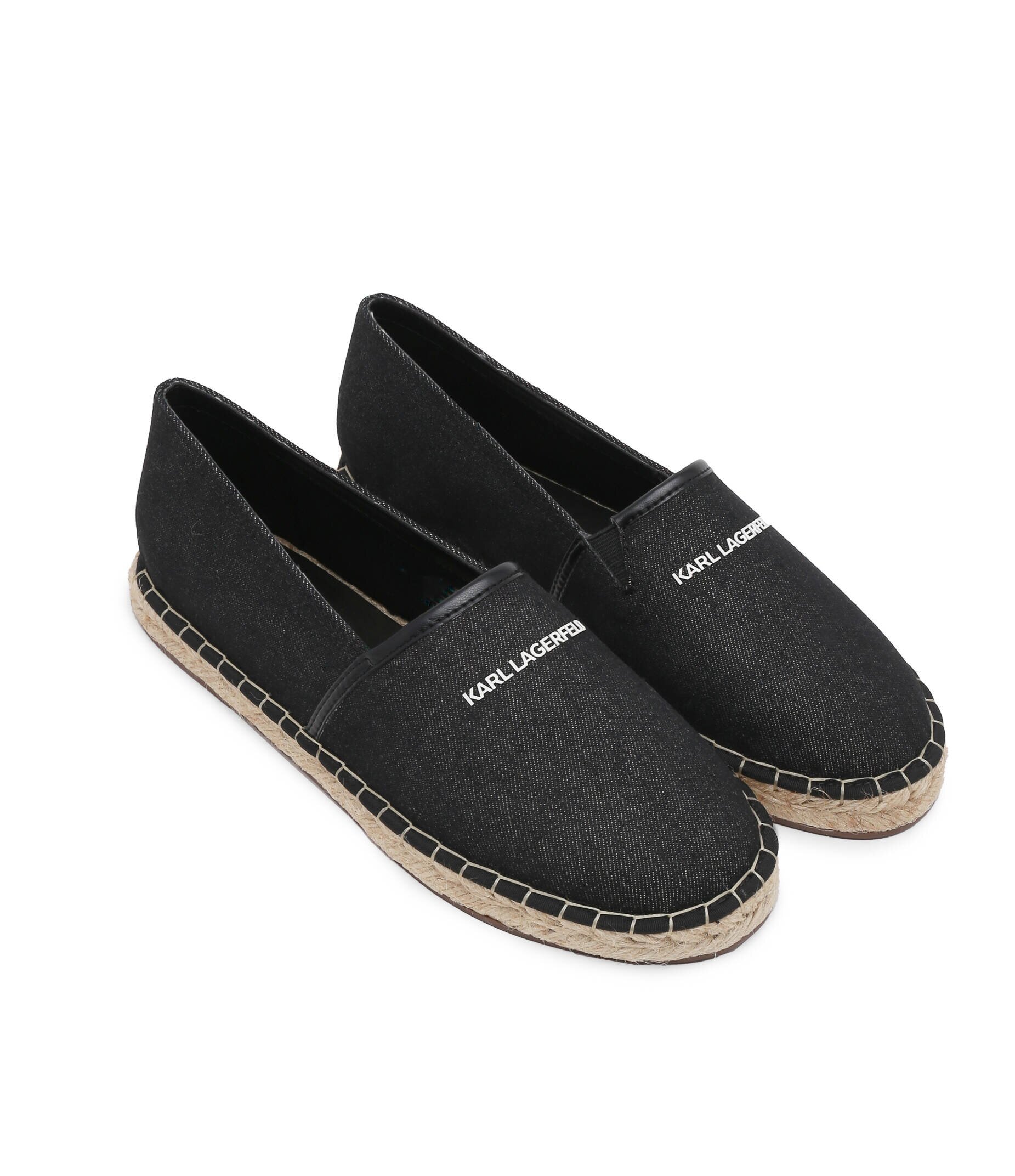 Karl Lagerfeld Espadrile KAMINO Injekt cu adaos de piele