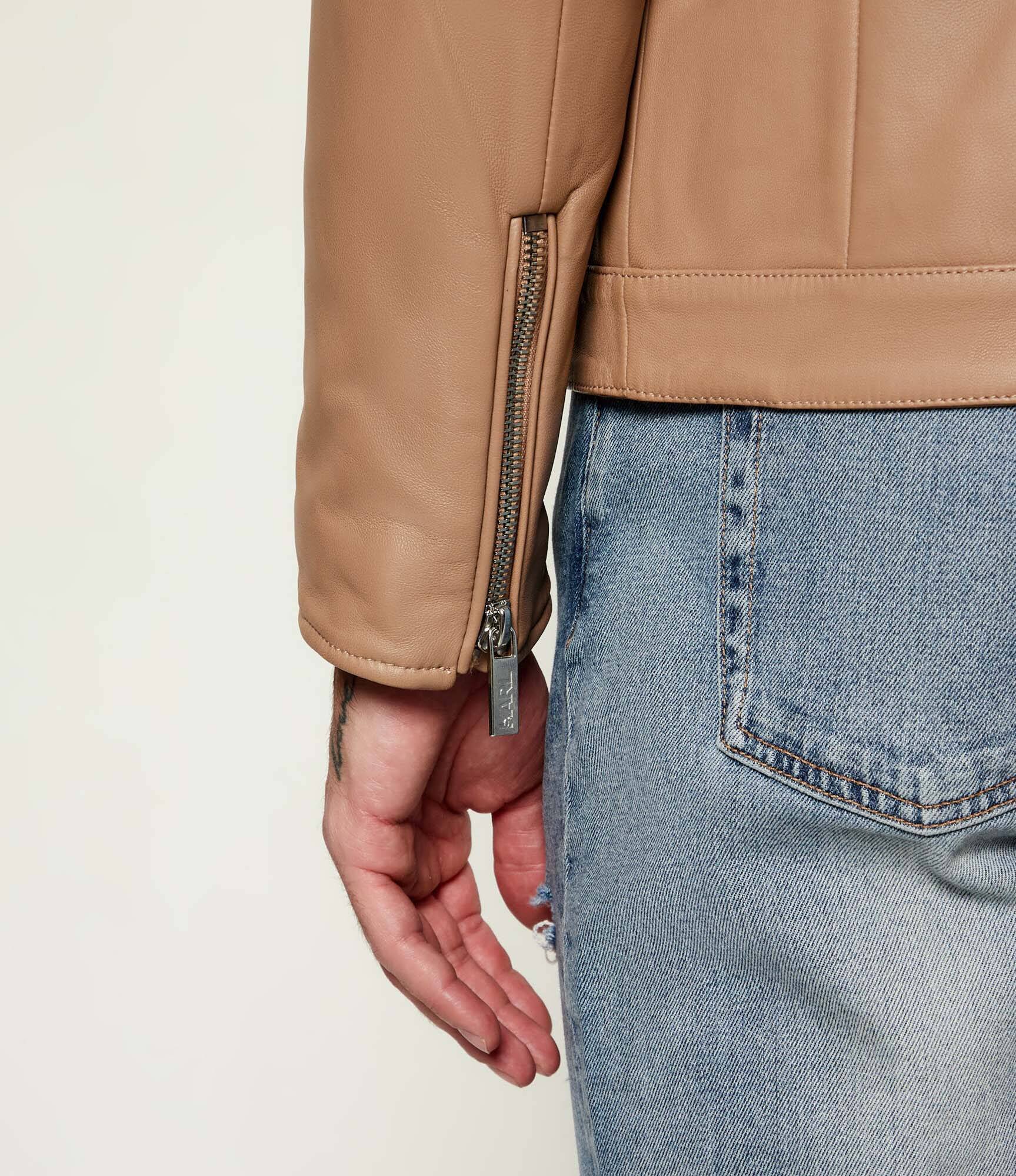Karl Lagerfeld Geacă de piele | regular fit