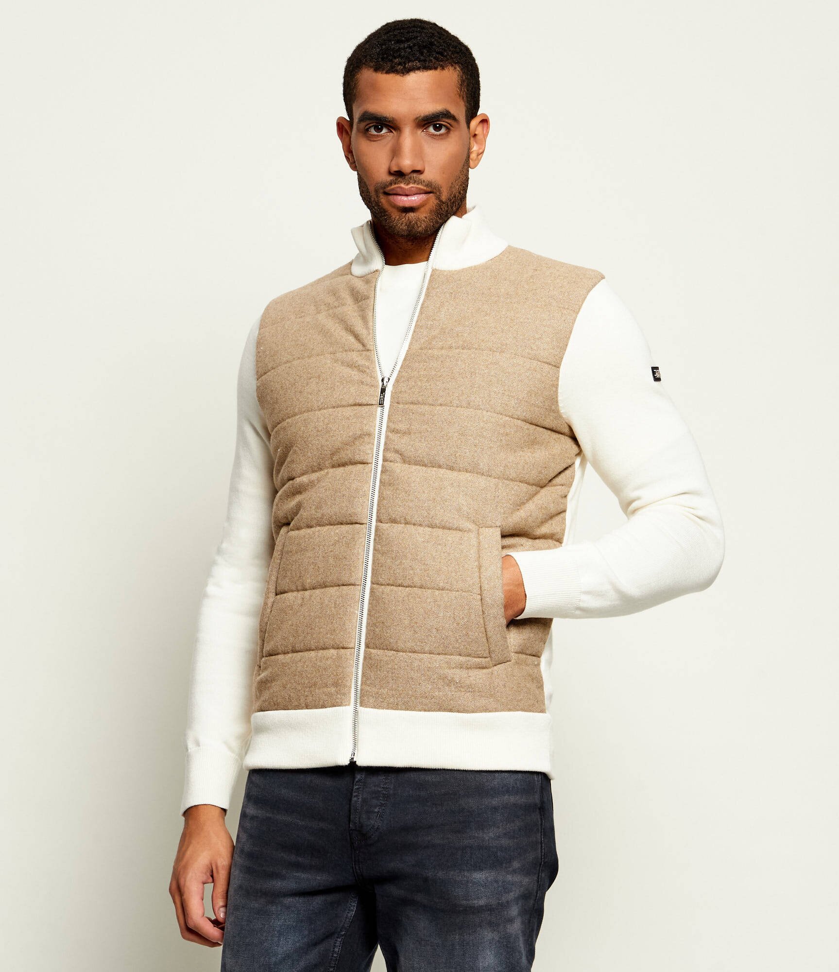 Karl Lagerfeld Geacă | Slim Fit cu adaos de lână