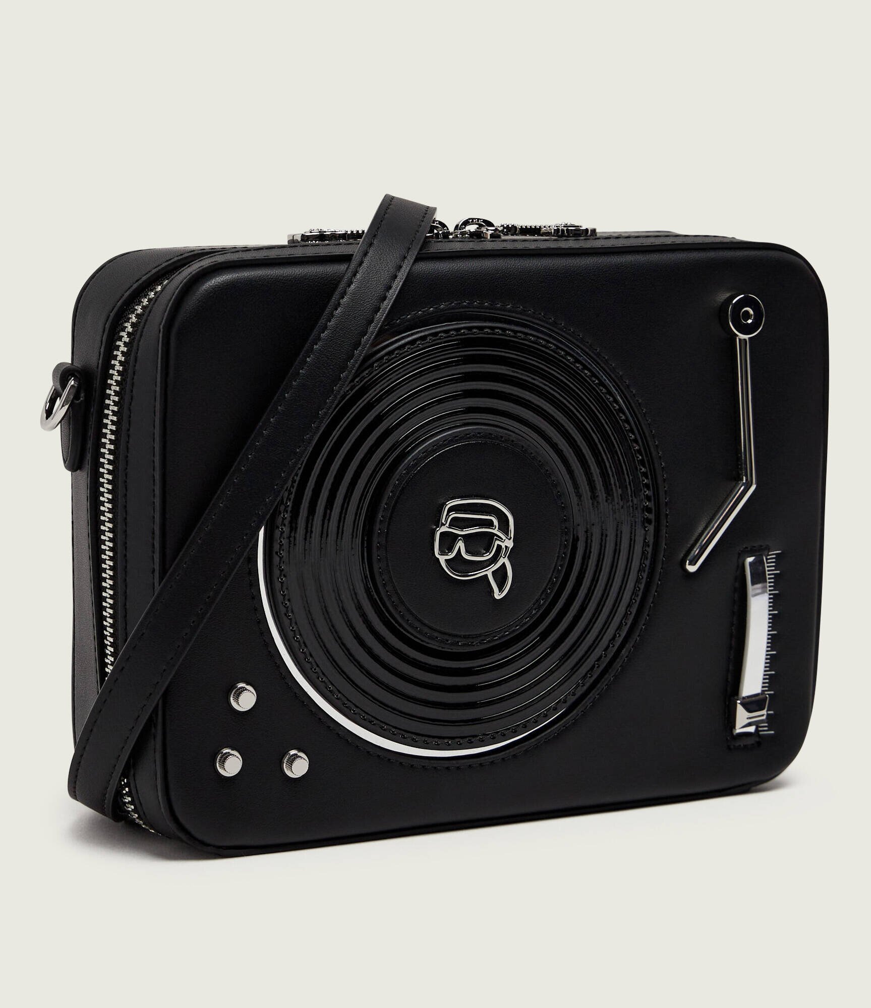 Karl Lagerfeld Geantă poștaș Ikon Novelty Turntable