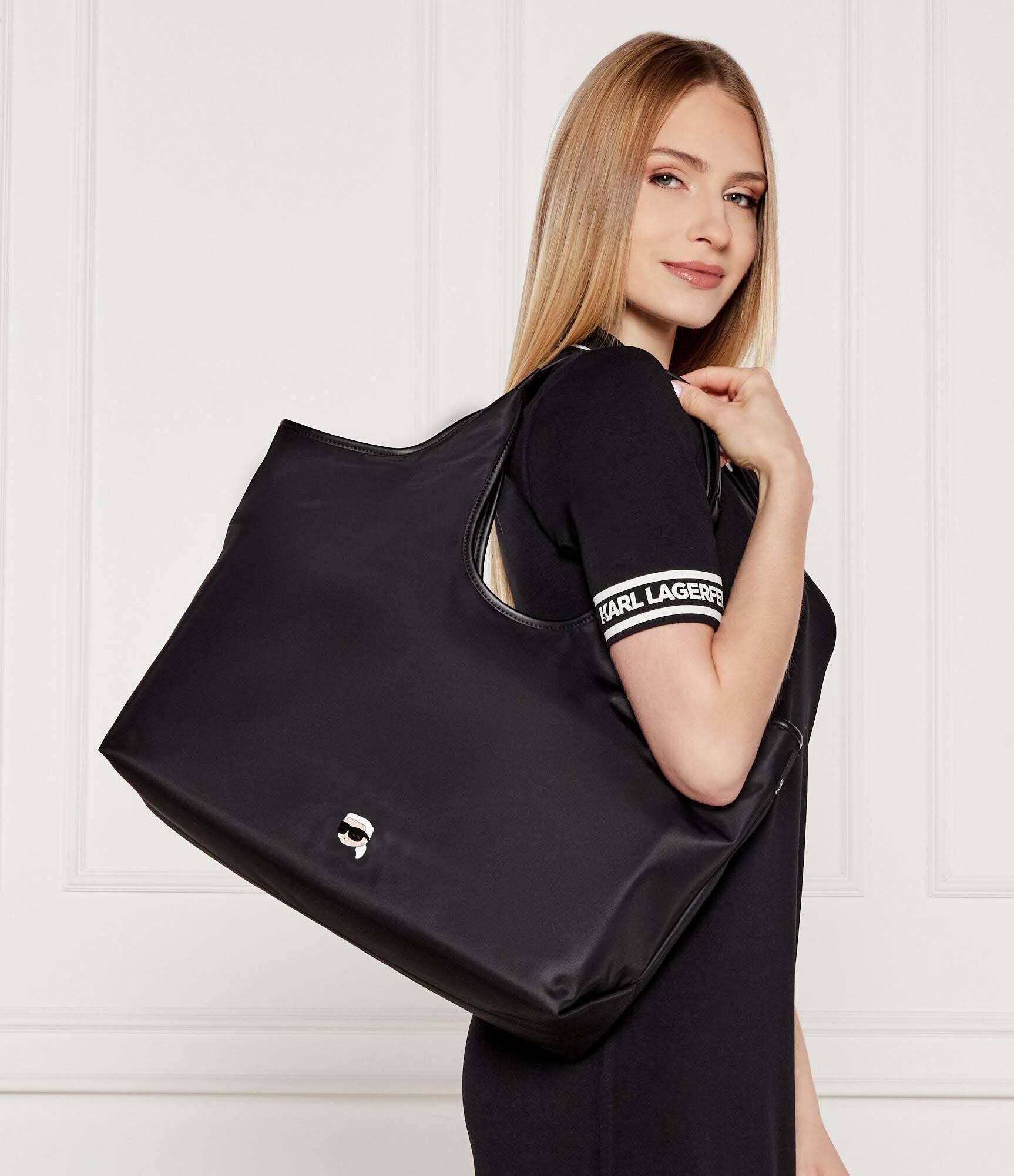 Karl Lagerfeld Geantă shopper + borsetă ikon