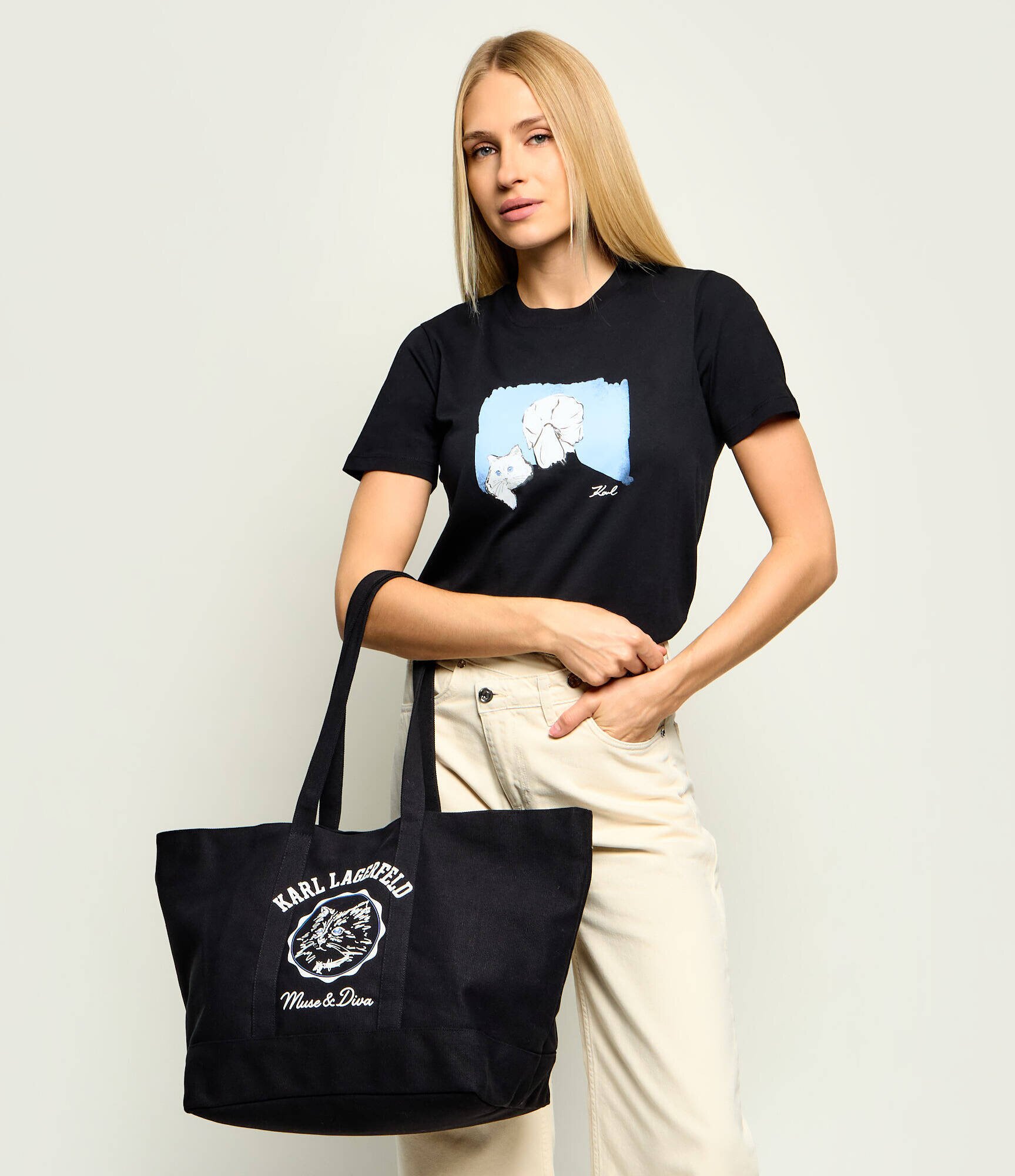 Karl Lagerfeld Geantă shopper Ikon Choupette