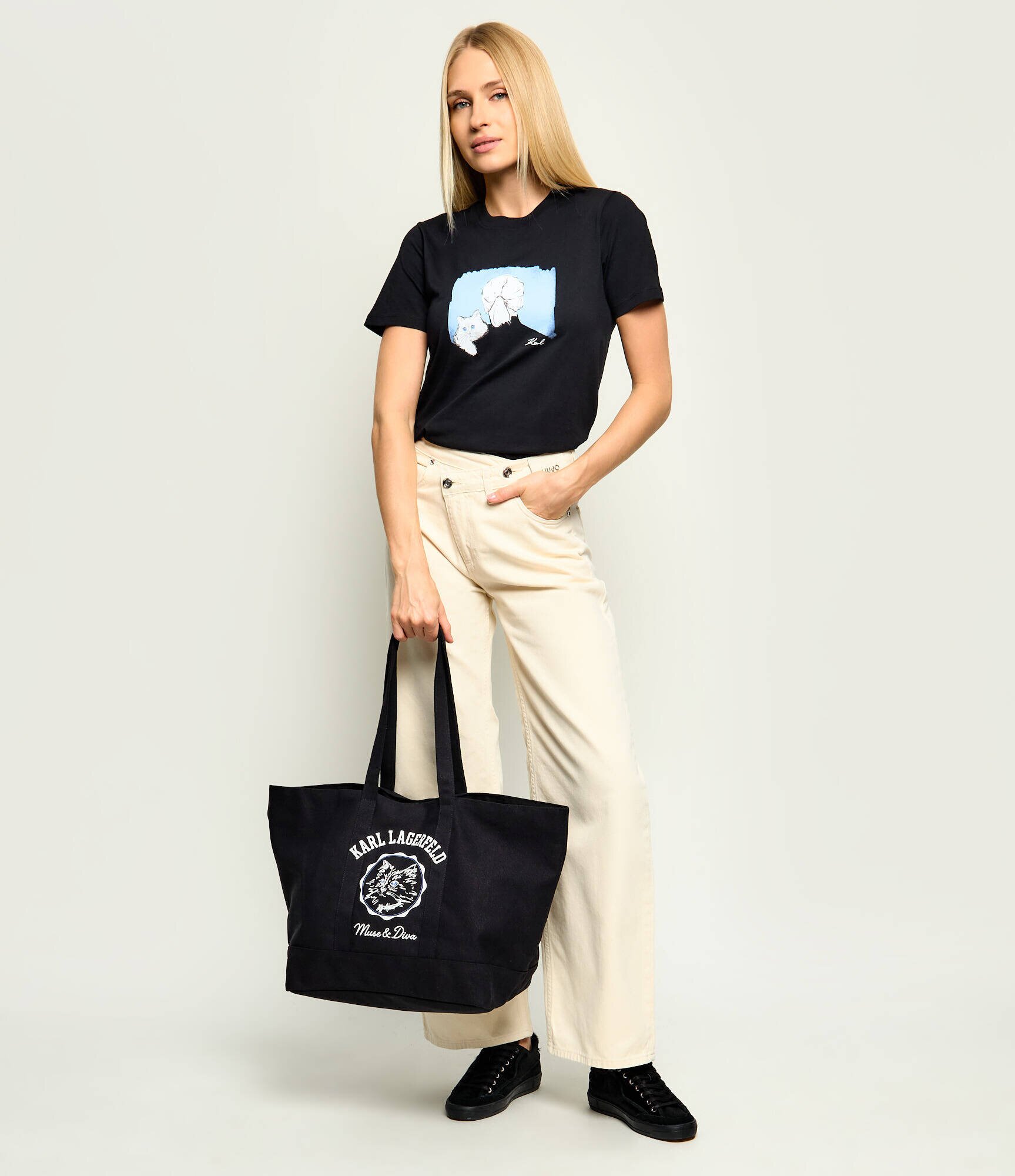 Karl Lagerfeld Geantă shopper Ikon Choupette