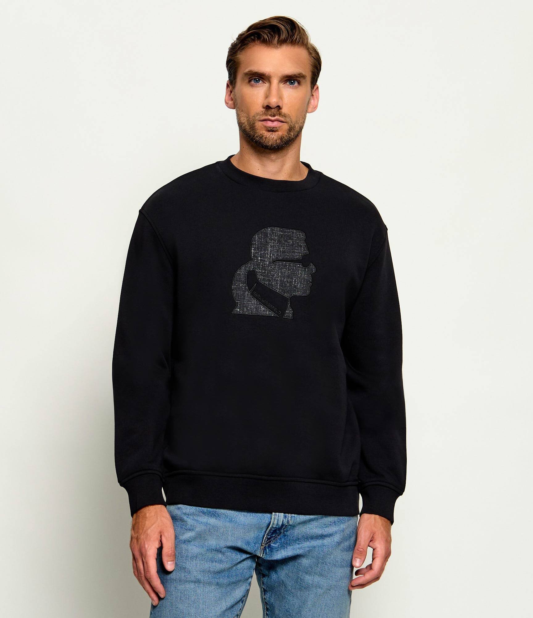 Karl Lagerfeld Hanorac | Loose fit cu adaos de lână