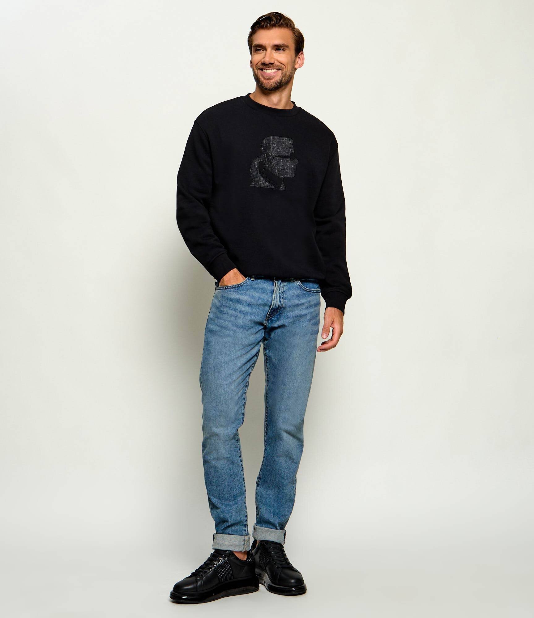 Karl Lagerfeld Hanorac | Loose fit cu adaos de lână