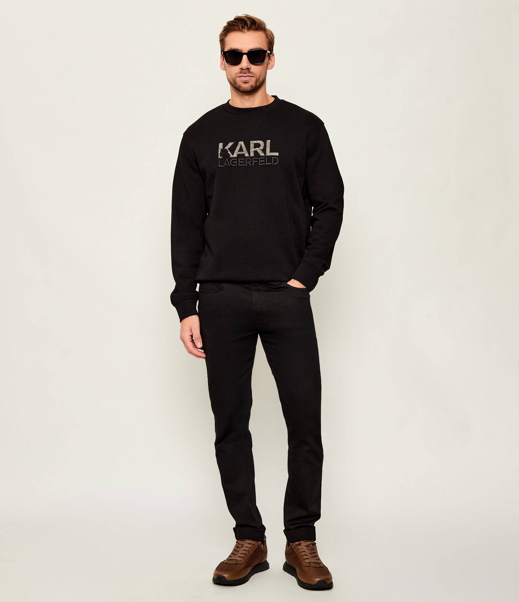 Karl Lagerfeld Hanorac | regular fit cu adaos de lână