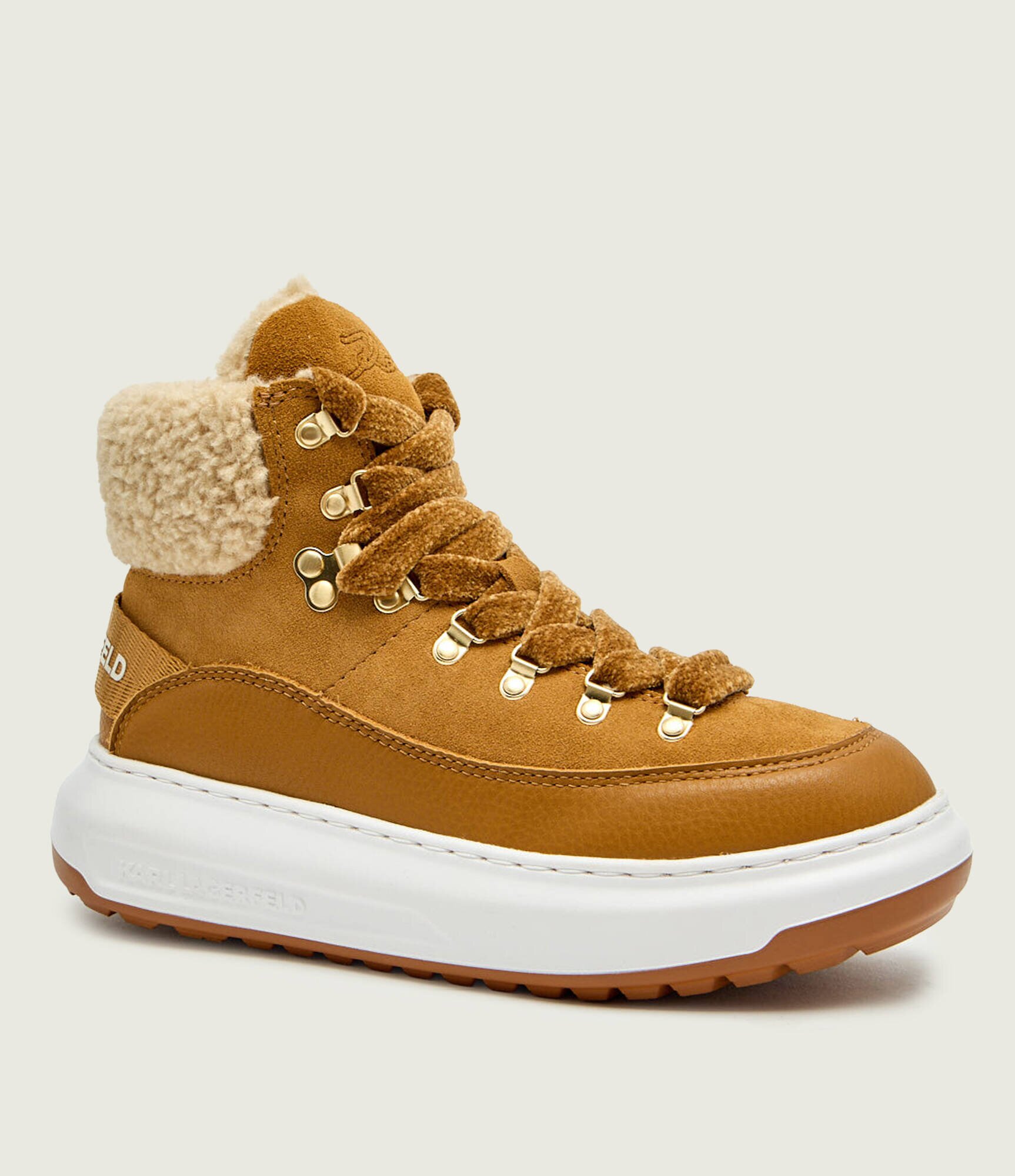 Karl Lagerfeld Insulete Kapri Lug | shearling | piele întoarsă