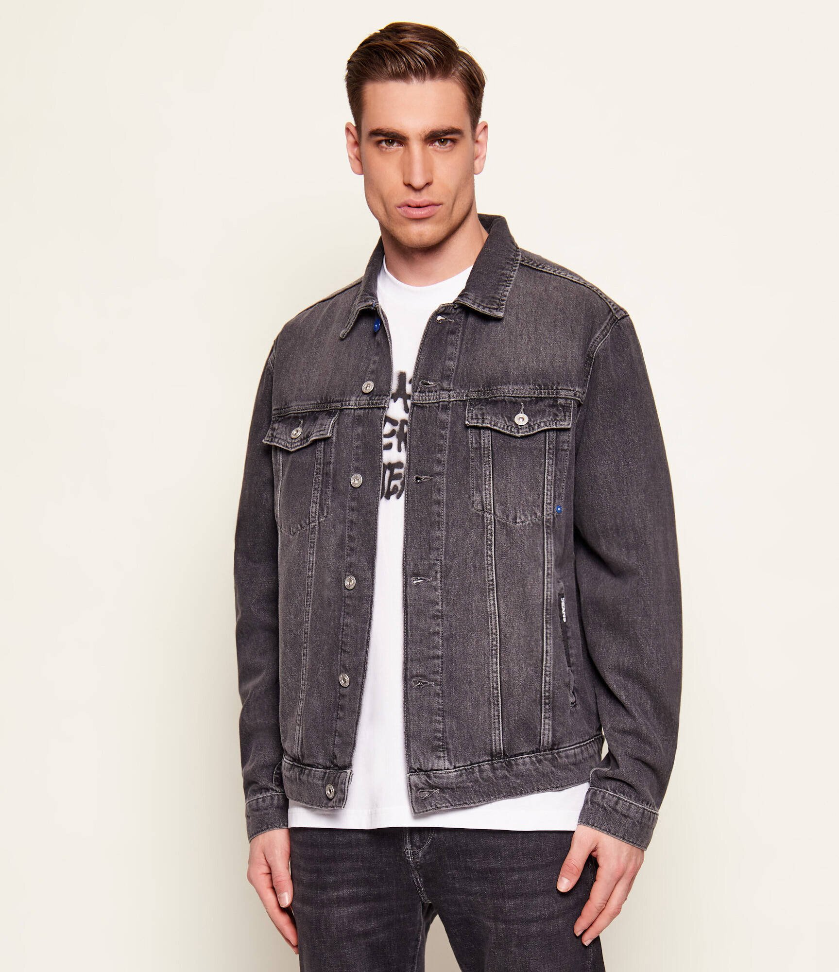 Karl Lagerfeld Jeans Geacă de blug | Longline Fit