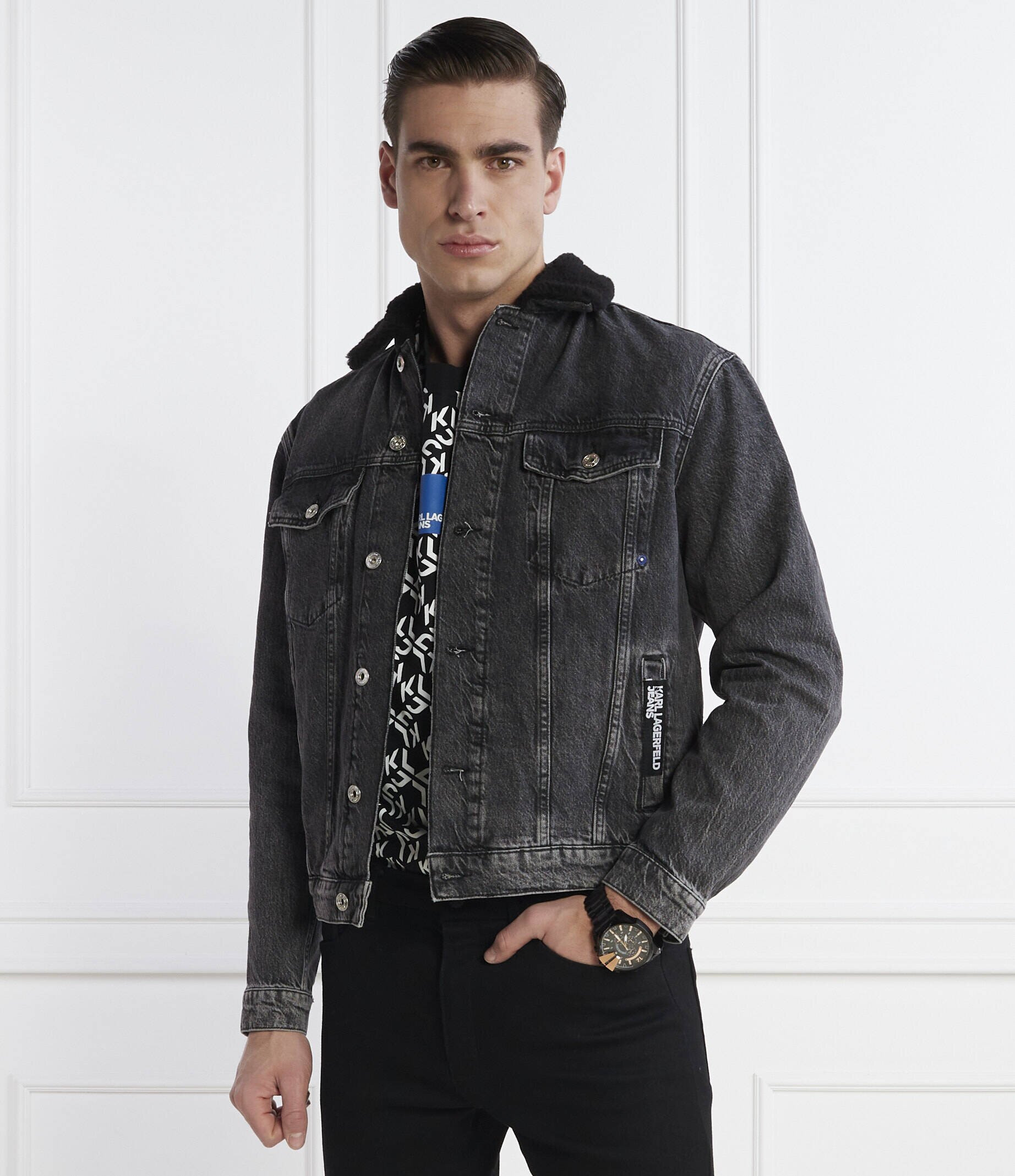 Karl Lagerfeld Jeans Geacă de blug | Regular Fit